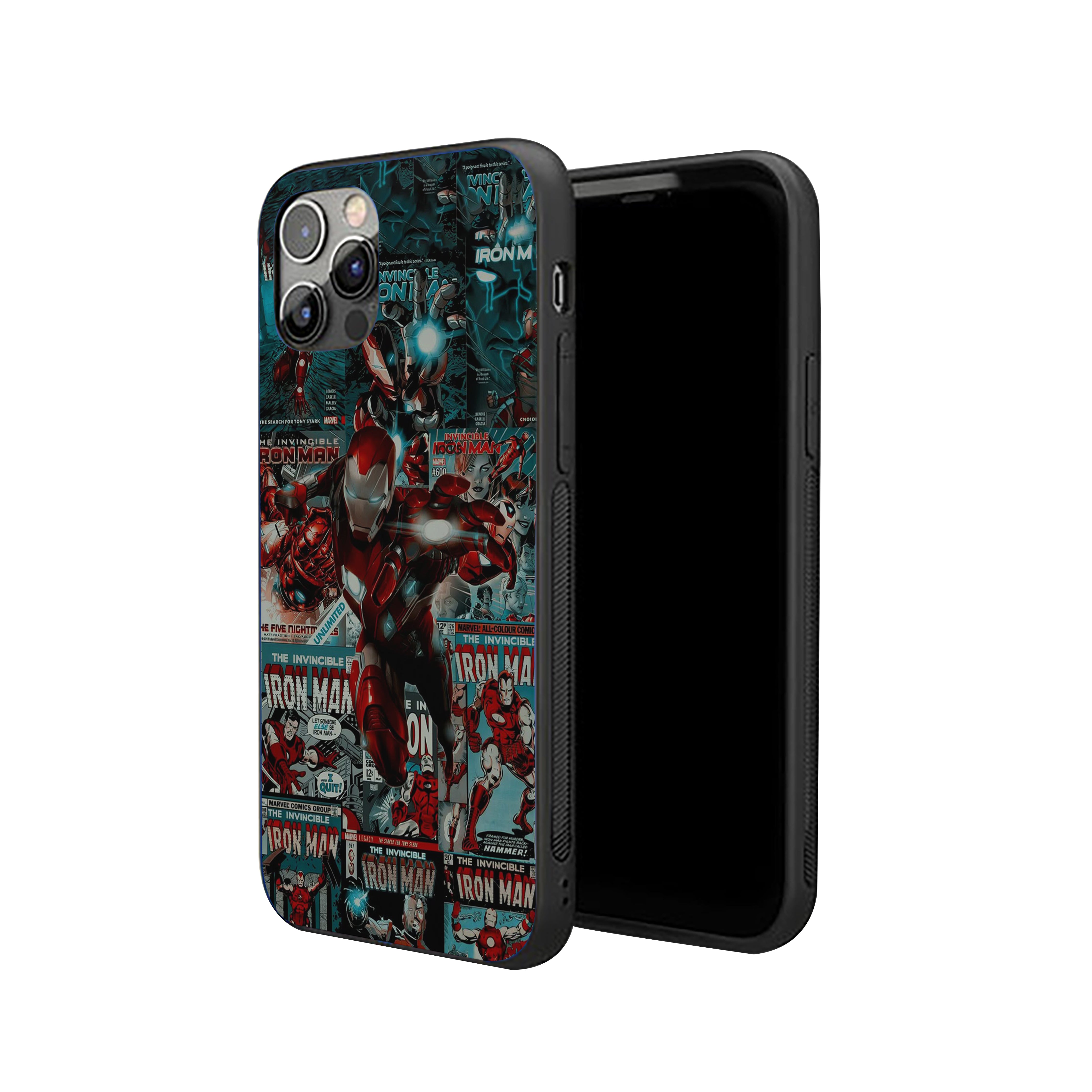 Blast from the Panels Iron Man Silicone Armored Phone Case