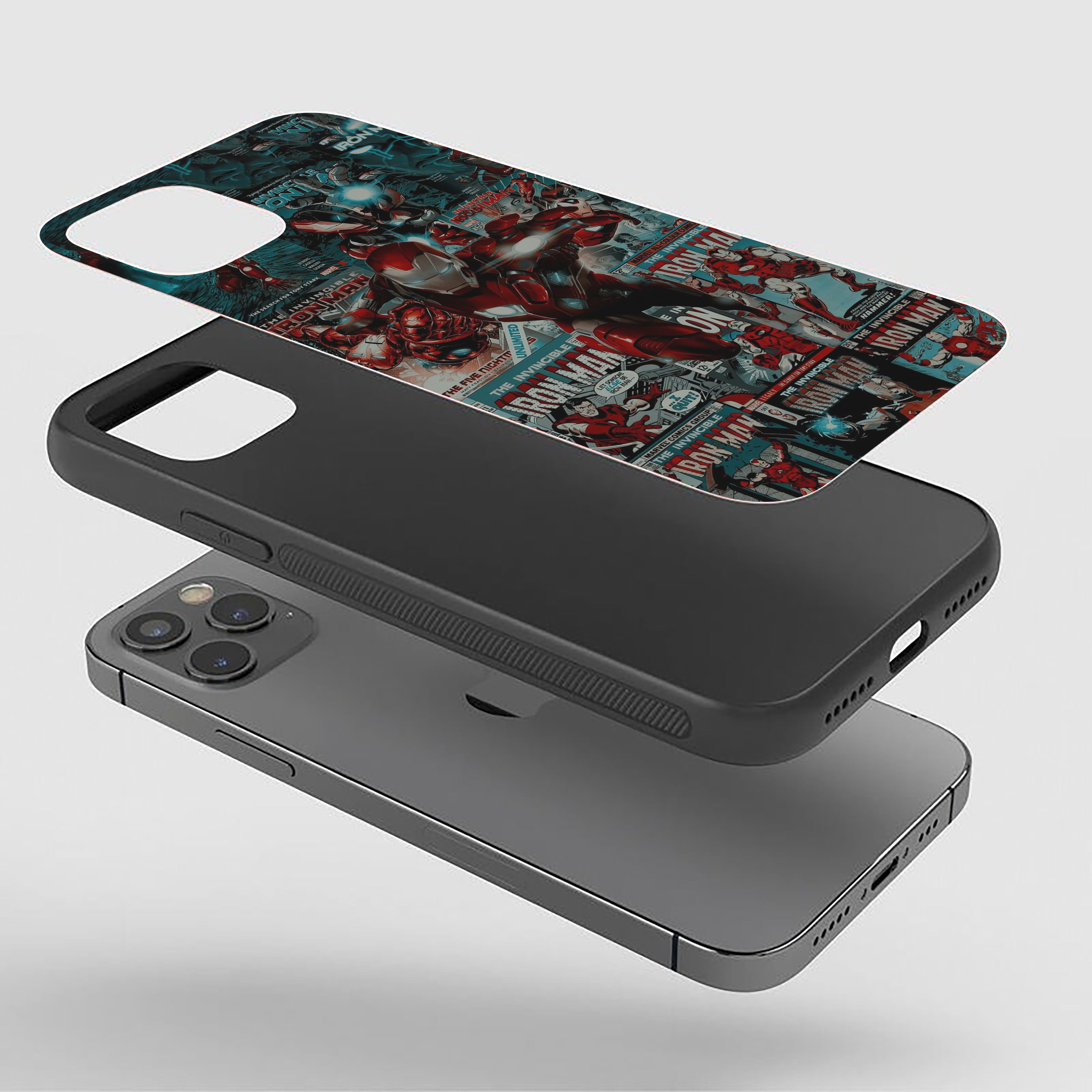 Blast from the Panels Iron Man Silicone Armored Phone Case