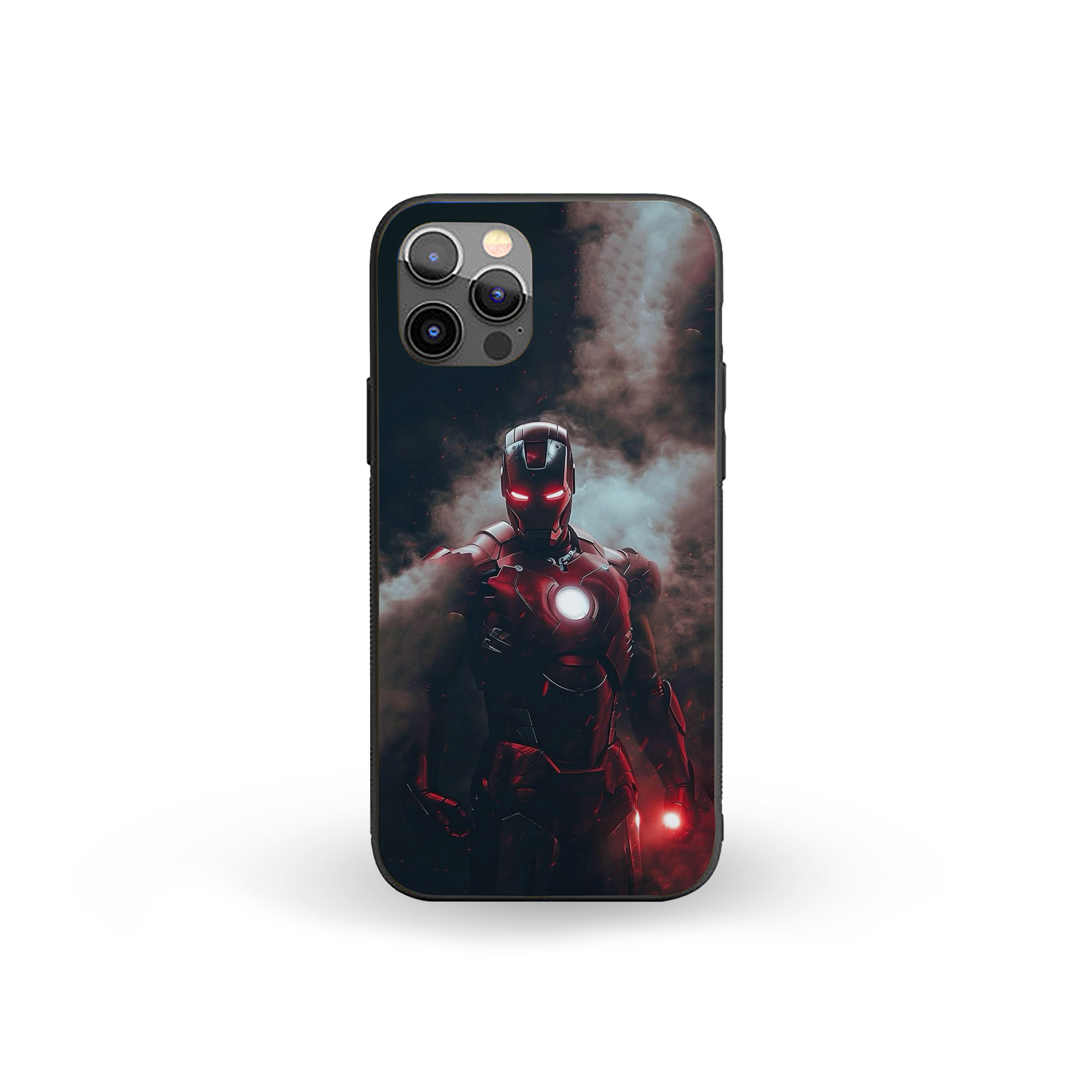 Iron Eclipse Iron Man Silicone Armored Phone Case