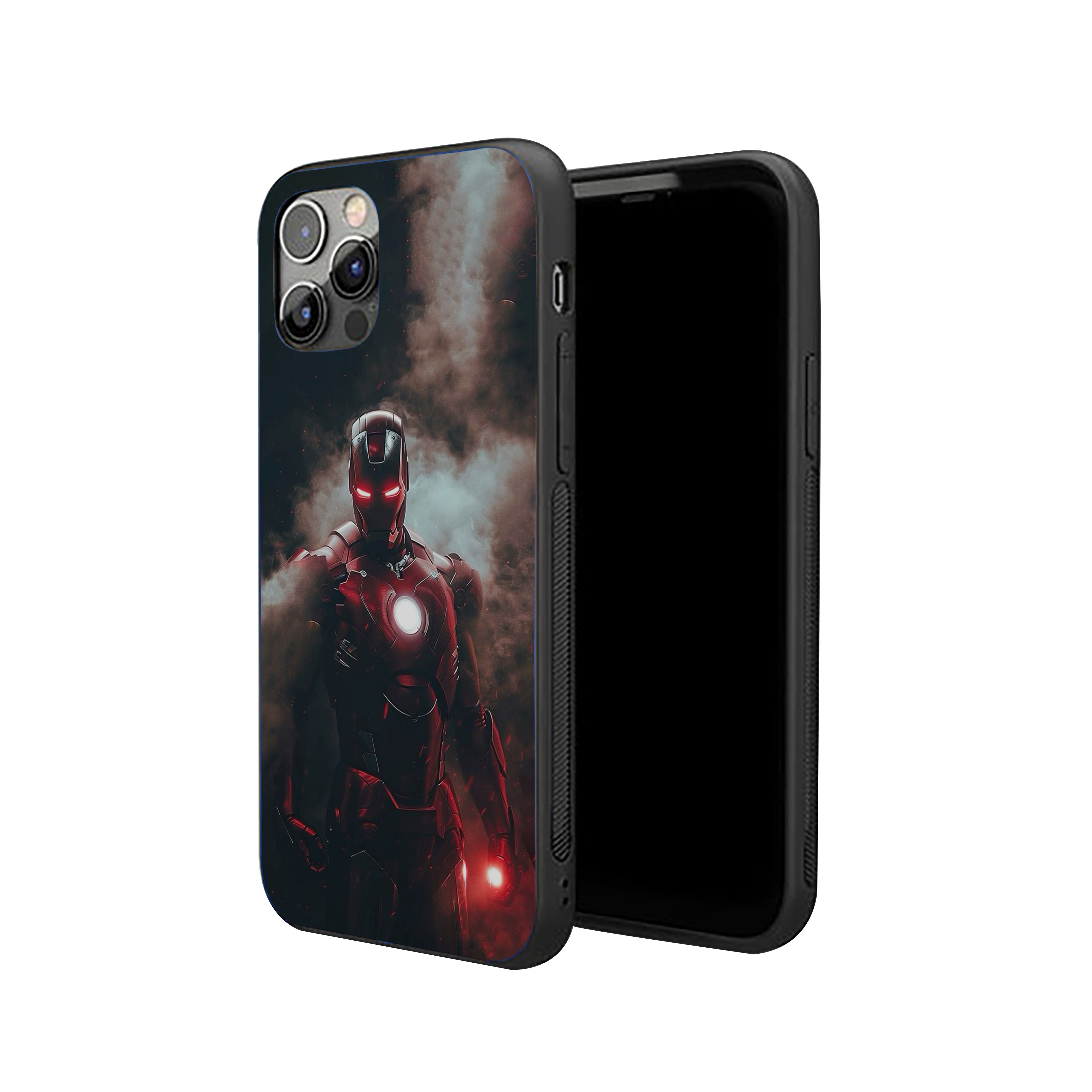 Iron Eclipse Iron Man Silicone Armored Phone Case