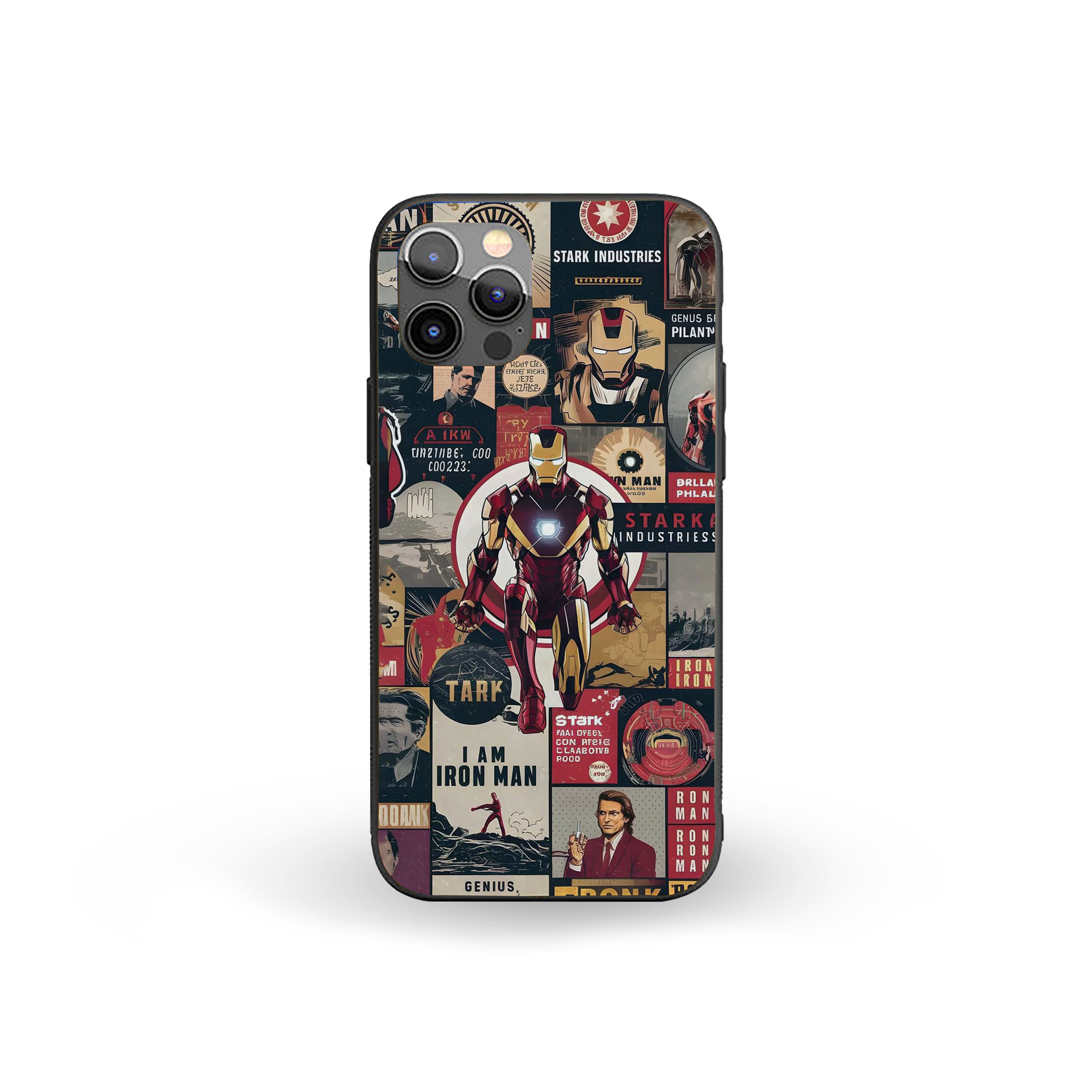 Stark Archives Iron Man Silicone Armored Phone Case