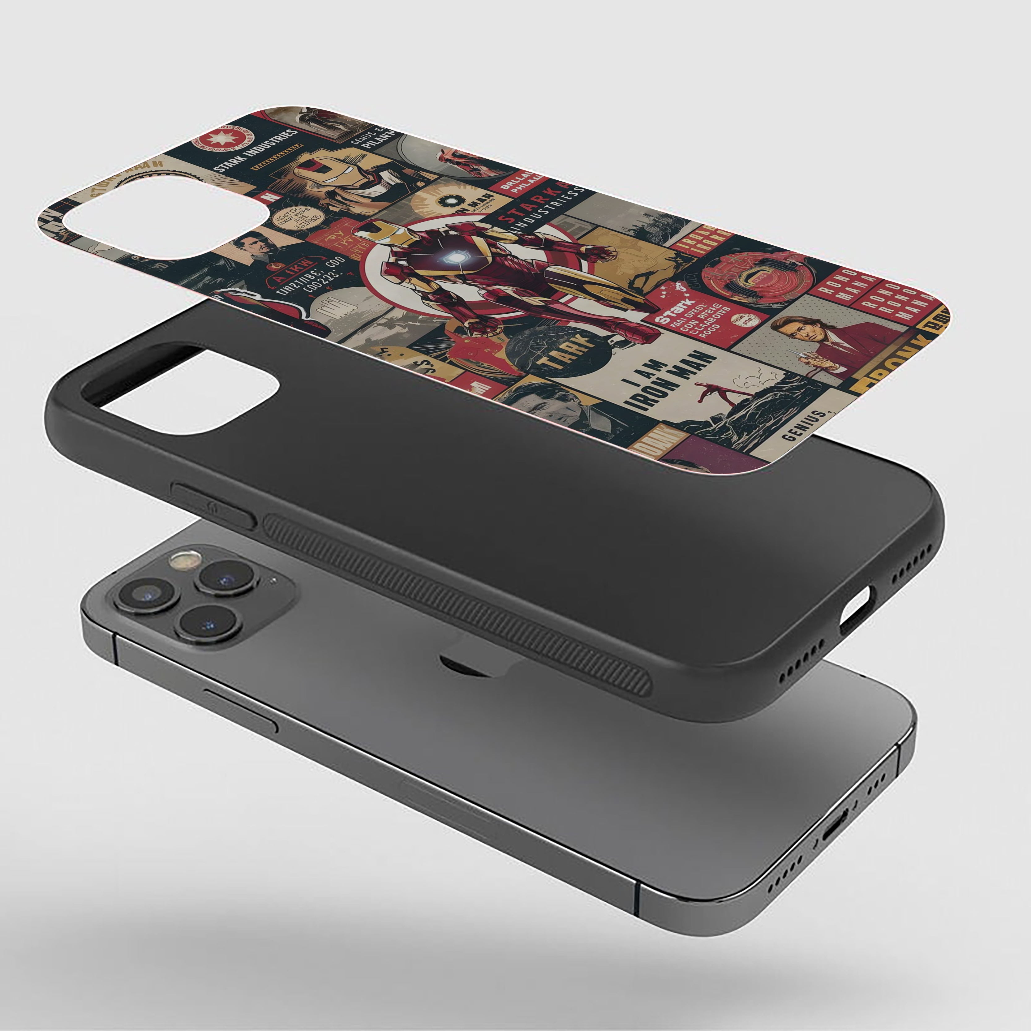 Stark Archives Iron Man Silicone Armored Phone Case