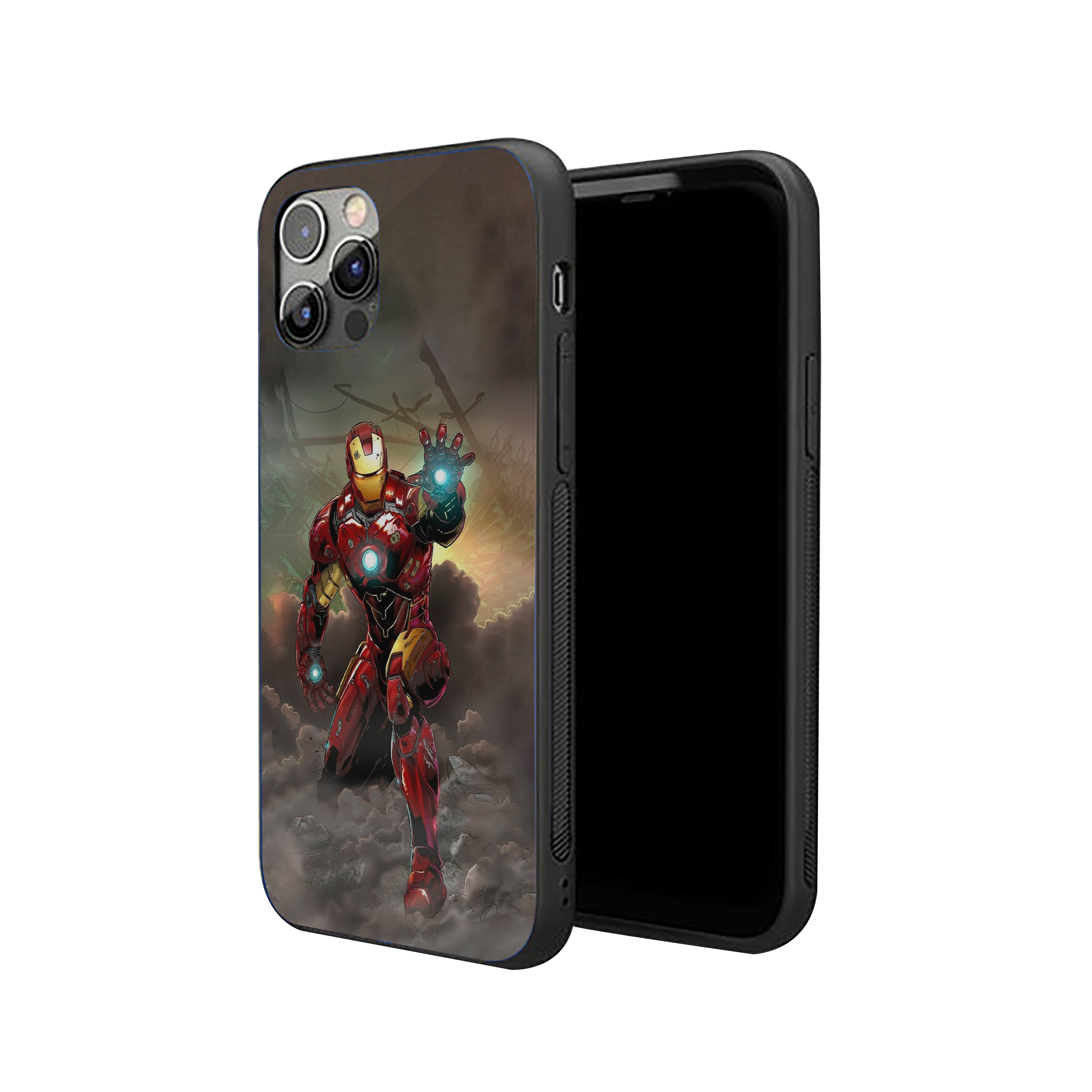 Energy Unleashed Iron Man Silicone Armored Phone Case