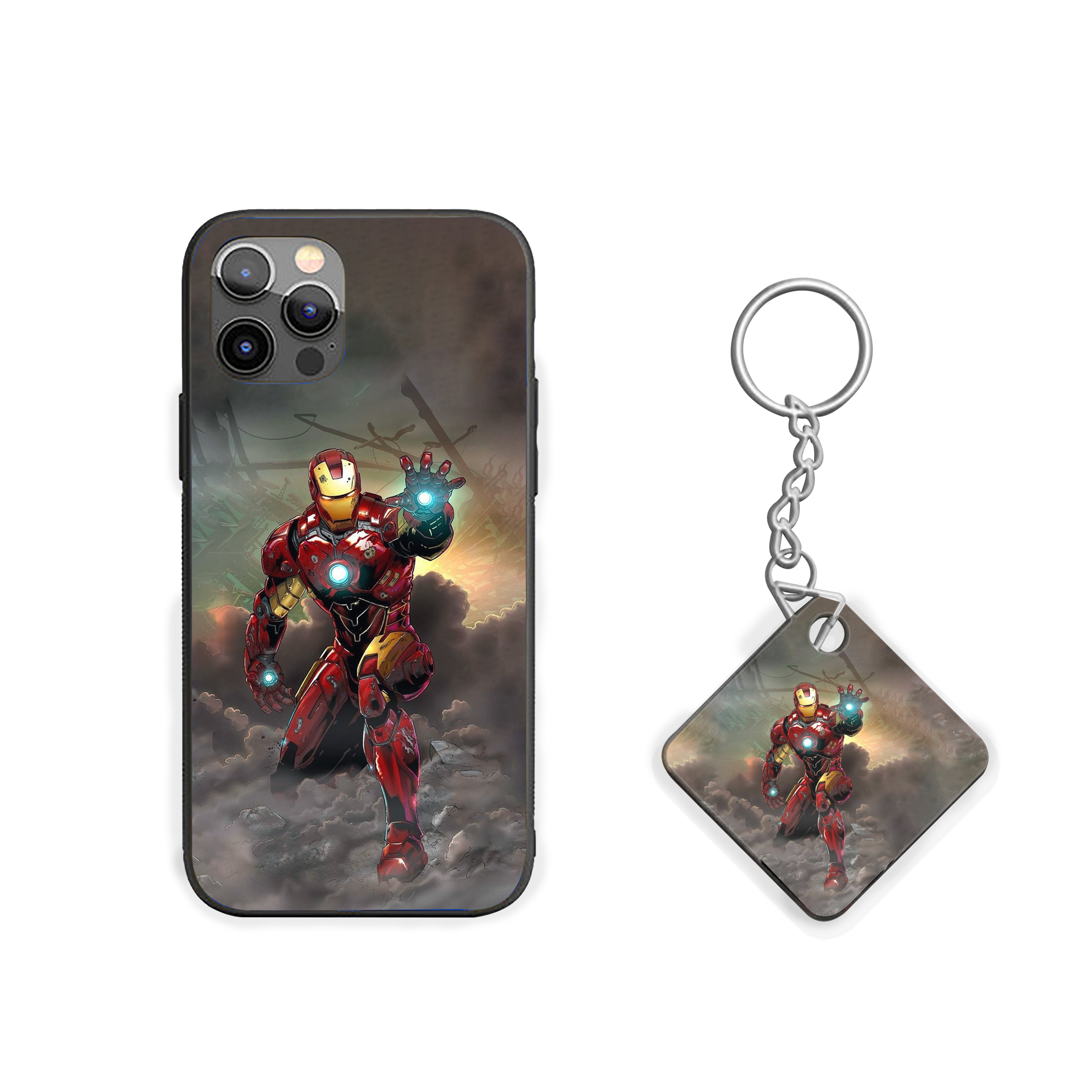 Energy Unleashed Iron Man Silicone Armored Phone Case