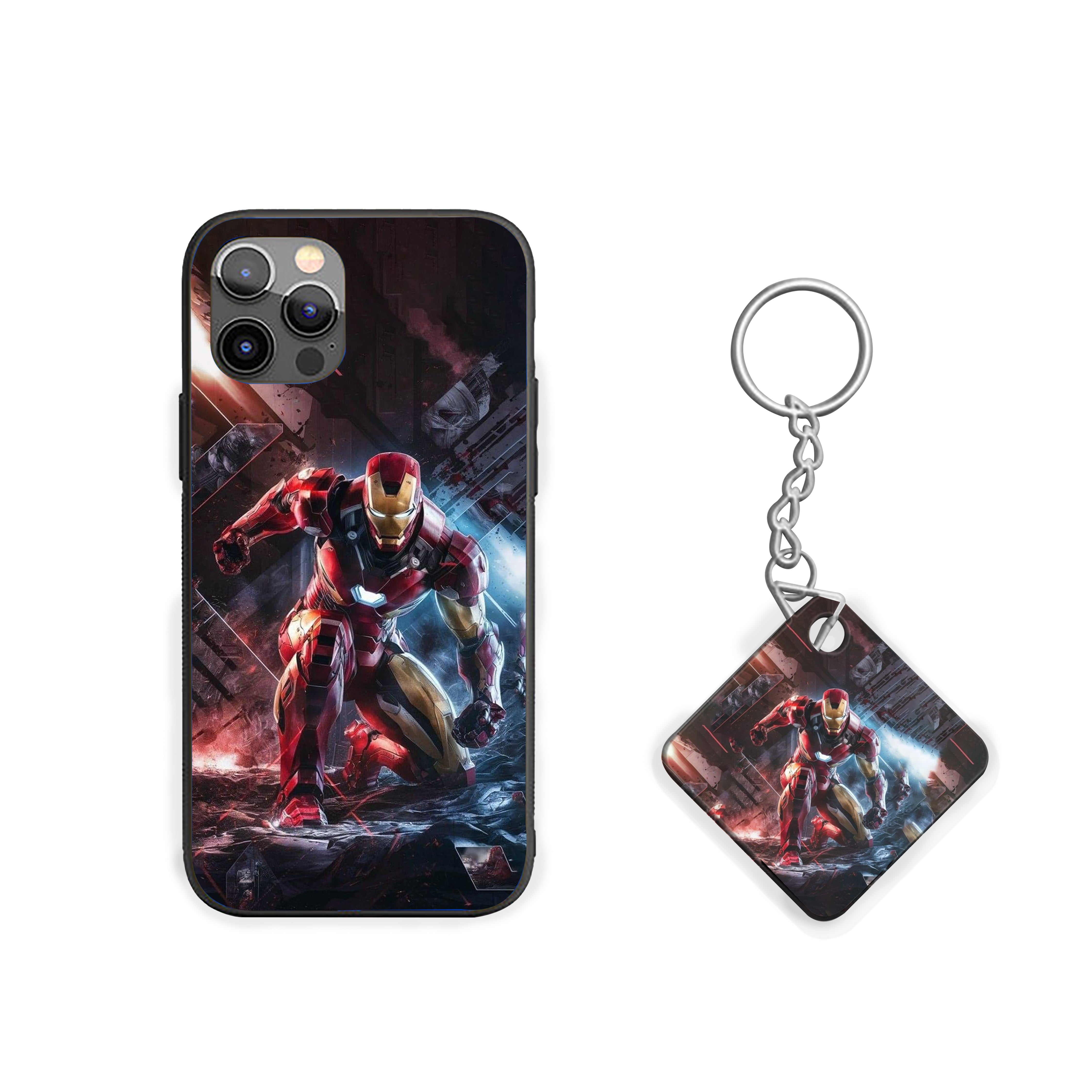 Armored Ascendancy Iron Man Silicone Armored Phone Case
