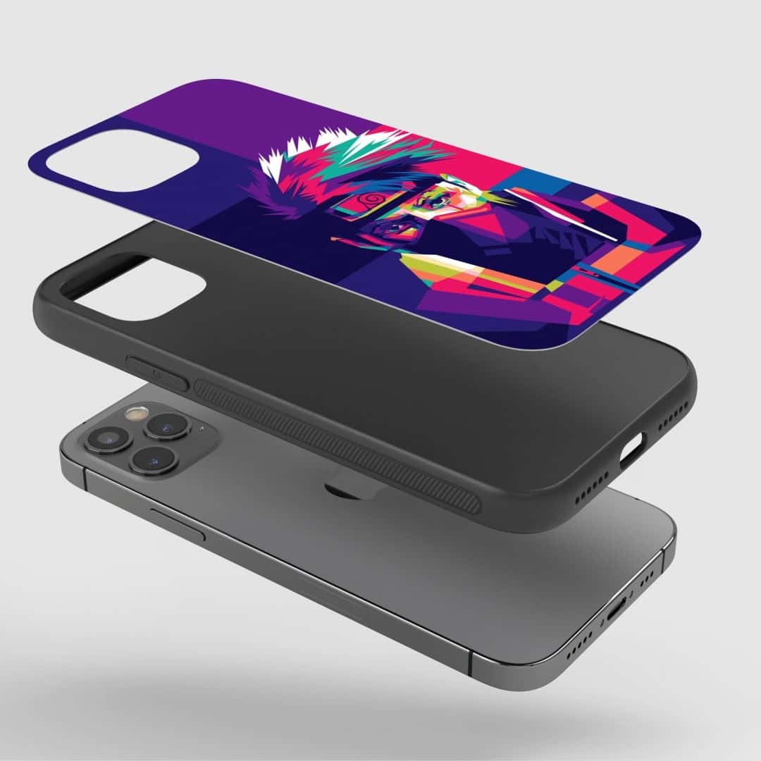 Kakashi Colored Silicone Armored Phone Case