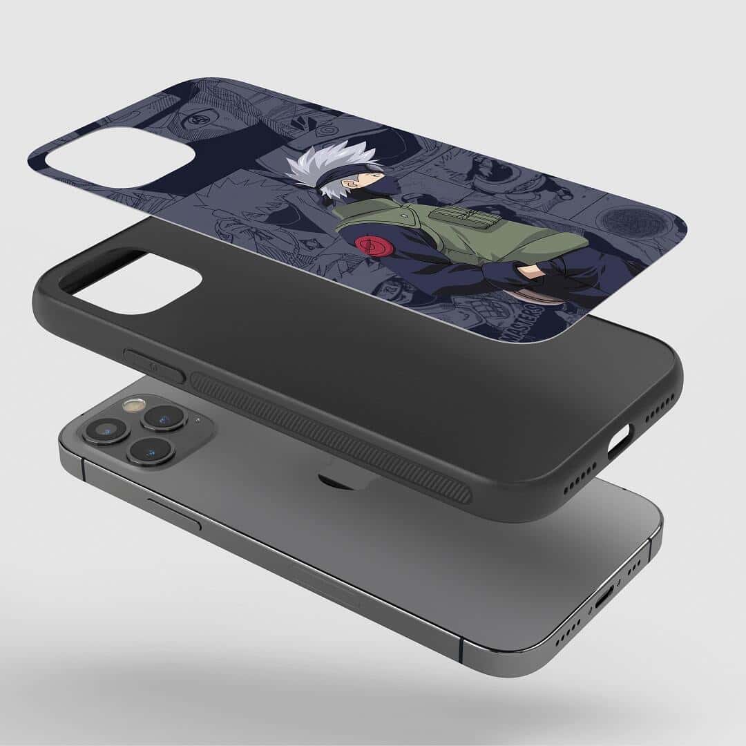 Kakashi Manga Silicone Armored Phone Case