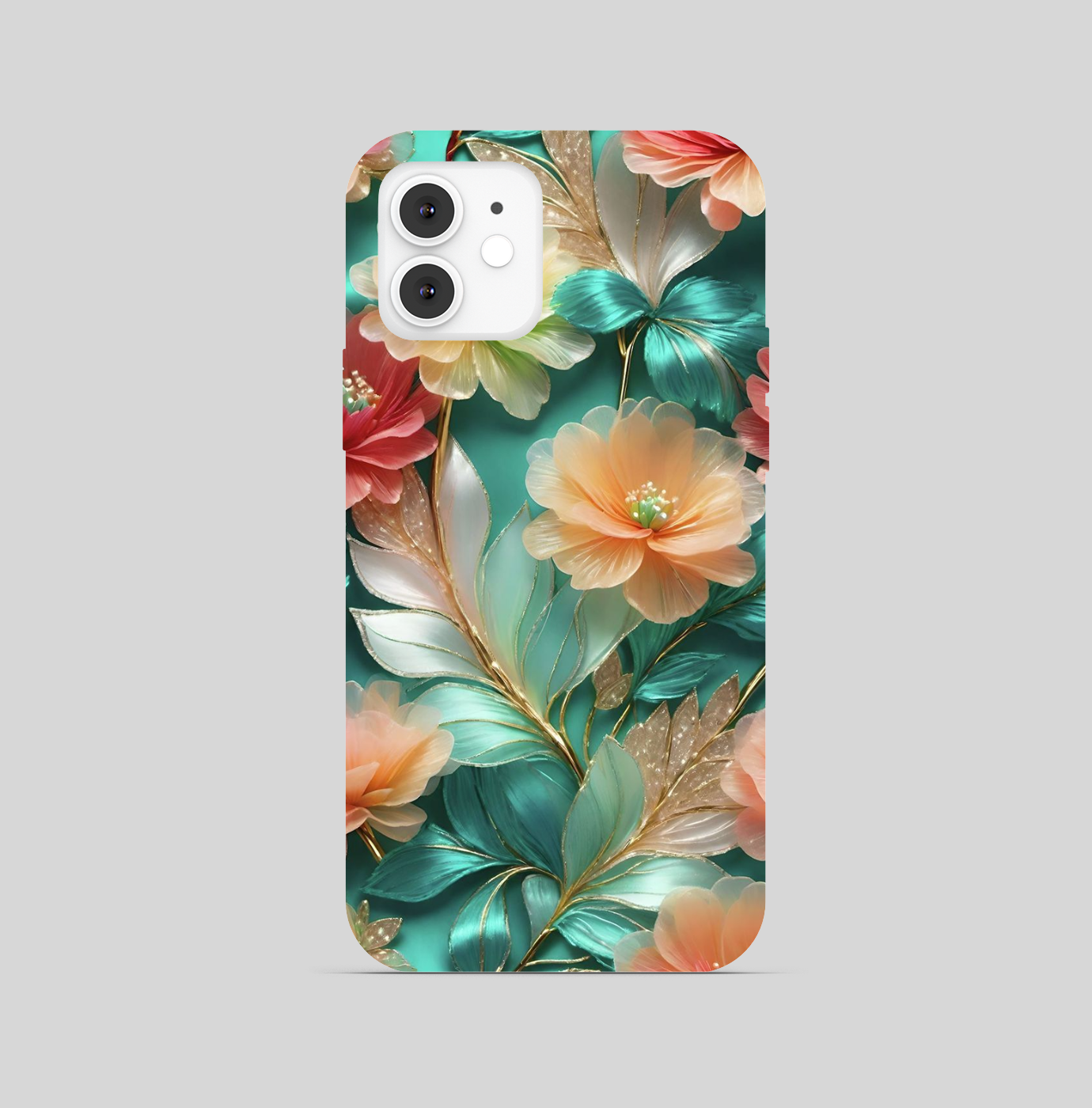 Multi Color Flowers Theme Phone Cover