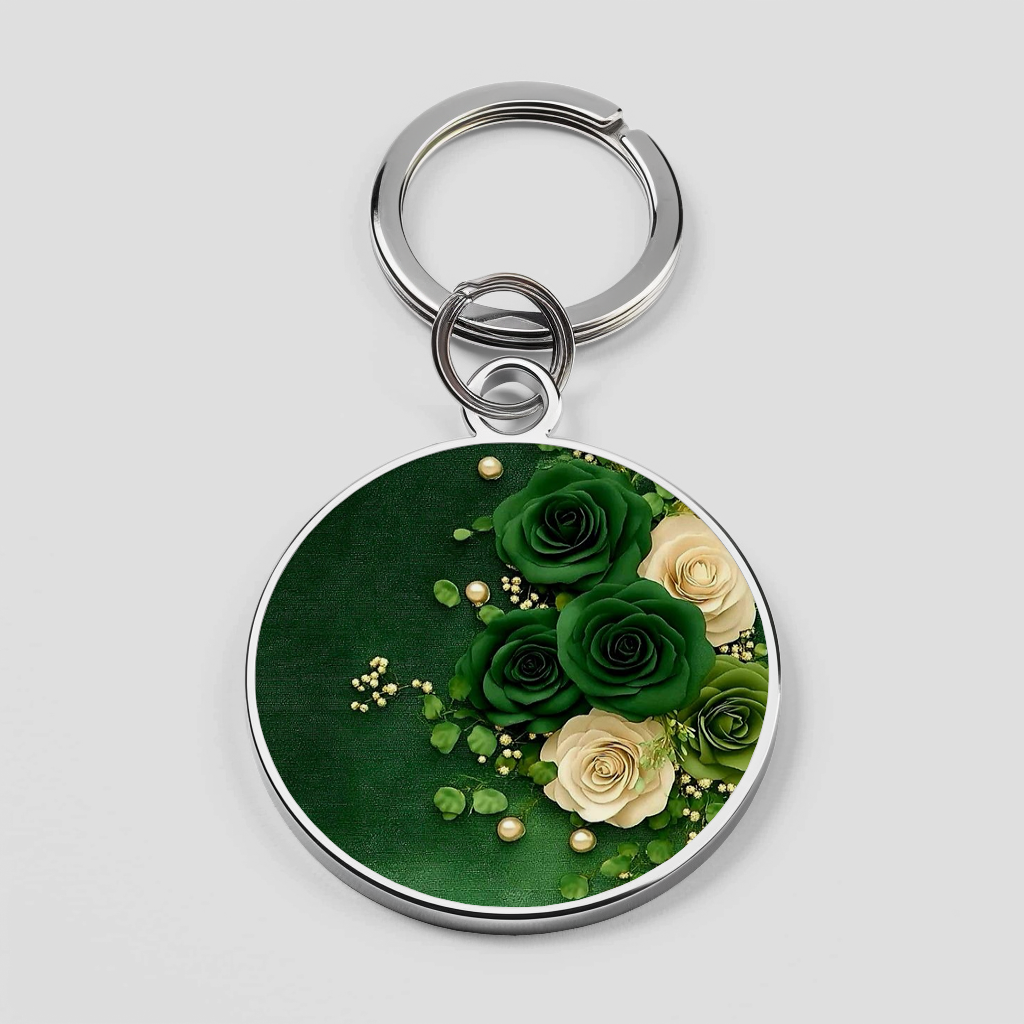 Green Rose Flower Theme Phone Cover