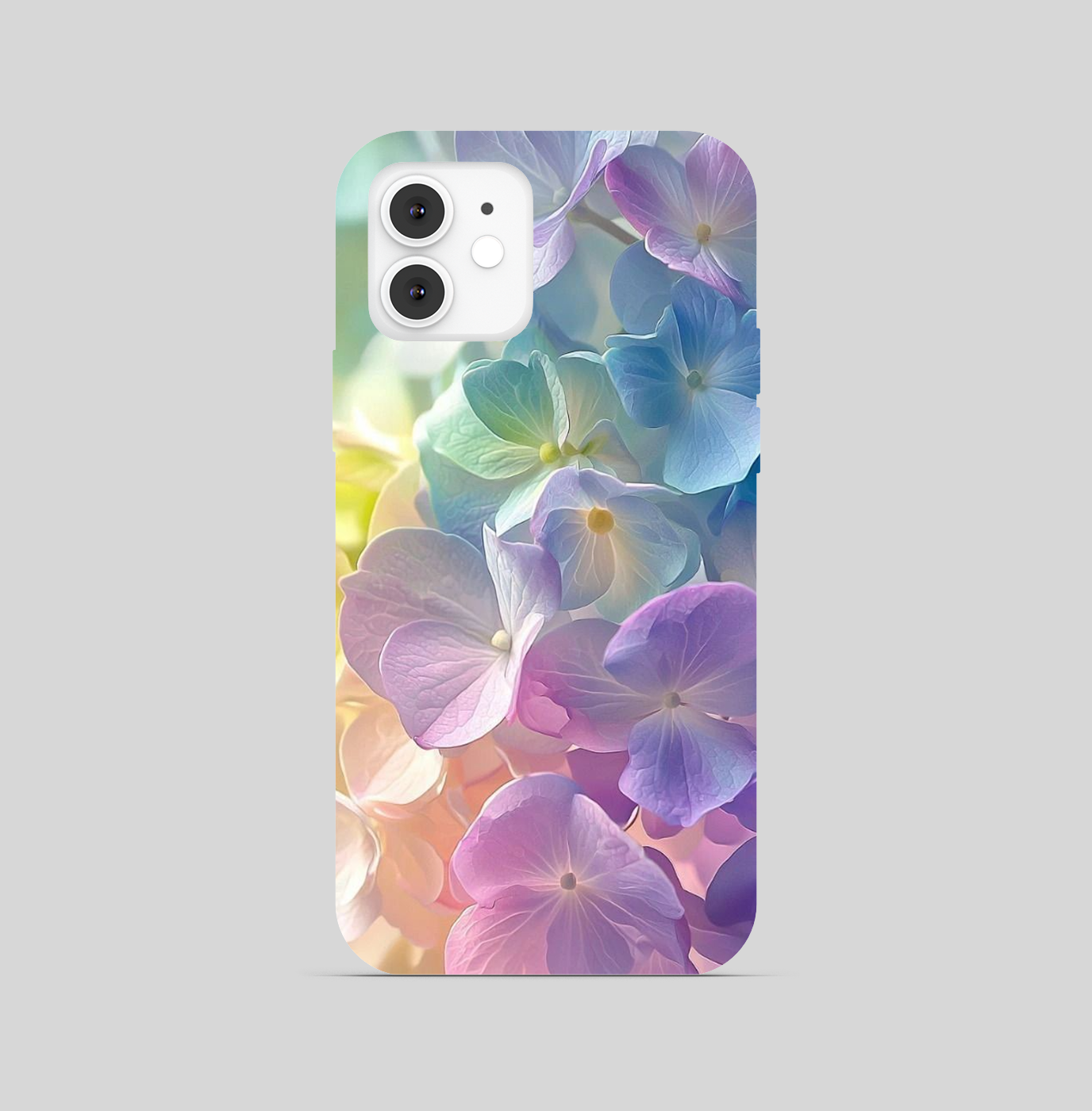 Multi Colour Big Leaf Hydrangea Phone Cover