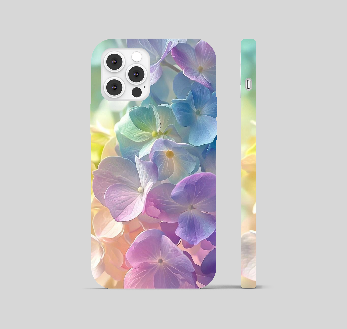 Multi Colour Big Leaf Hydrangea Phone Cover