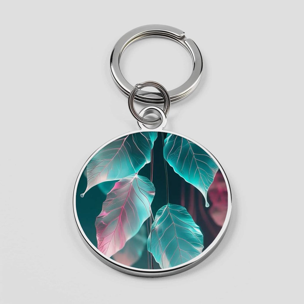 Multi Leaf Pink a Blue Color Phone Cover