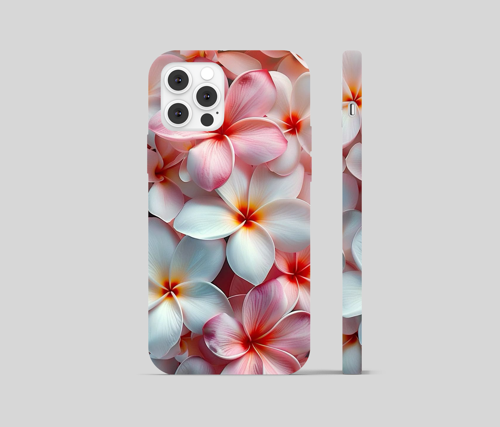Multi Frangipani Flower Phone Cover