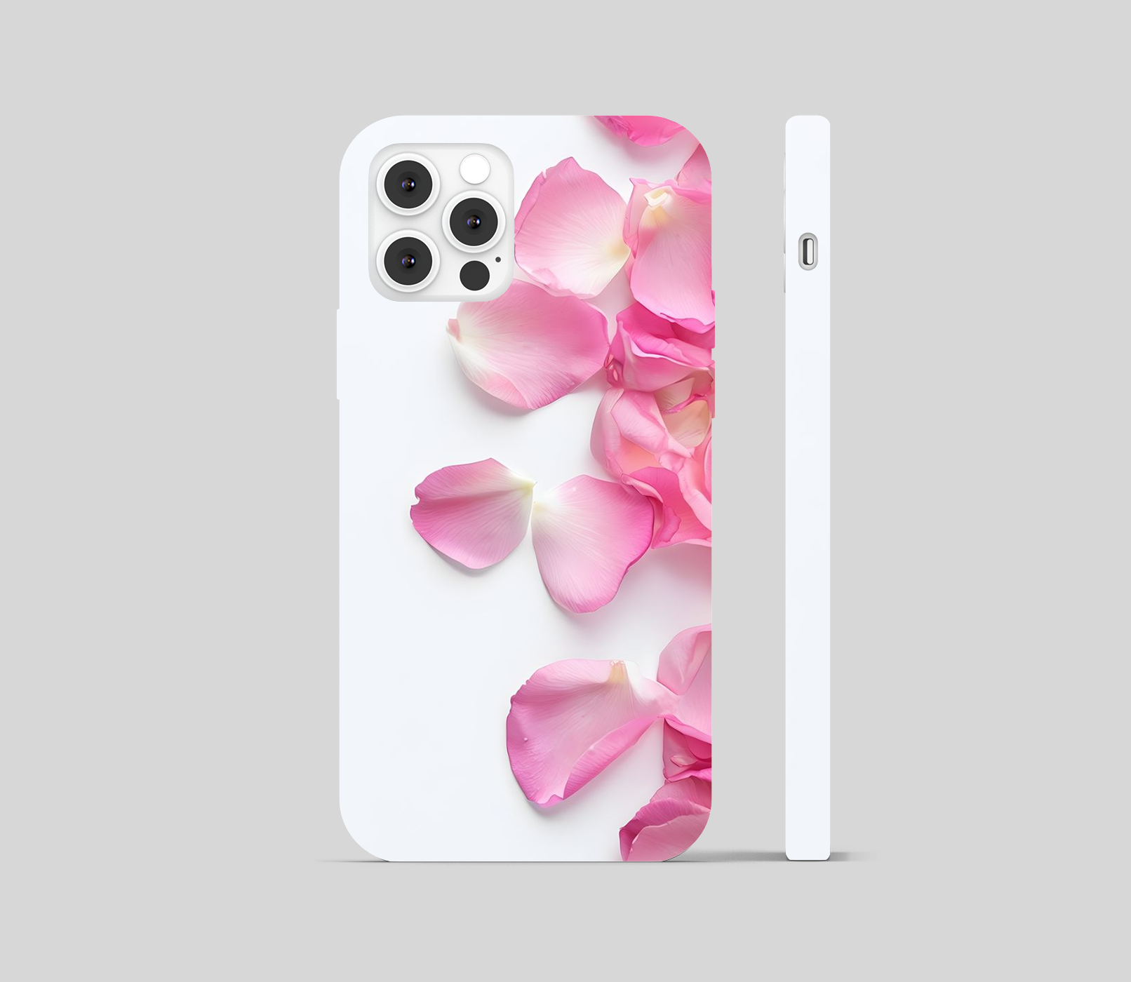 Multi Pink Rose With White Background Phone Cover