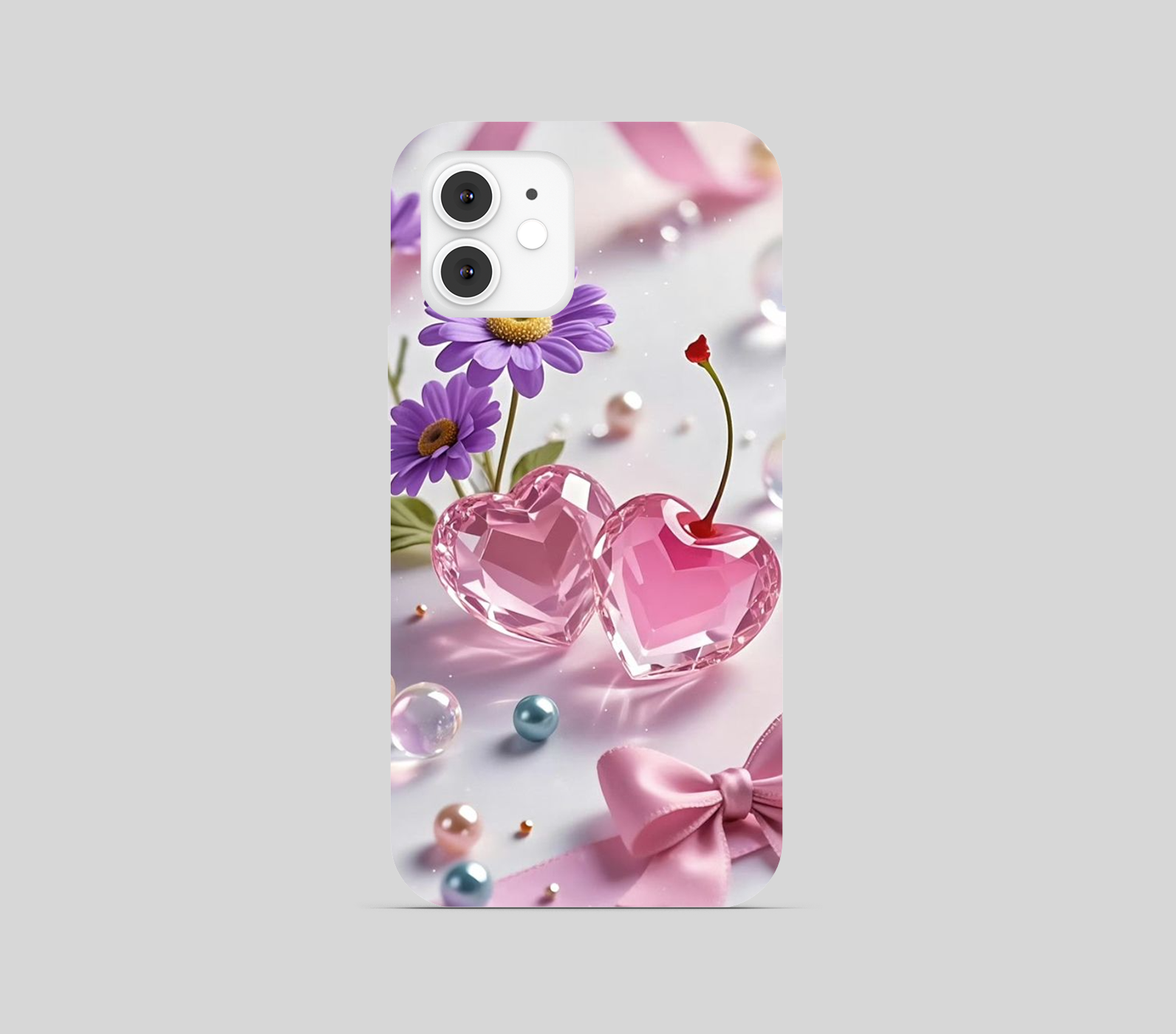 Multi Colored Flower and Romantic Theme Phone Cover