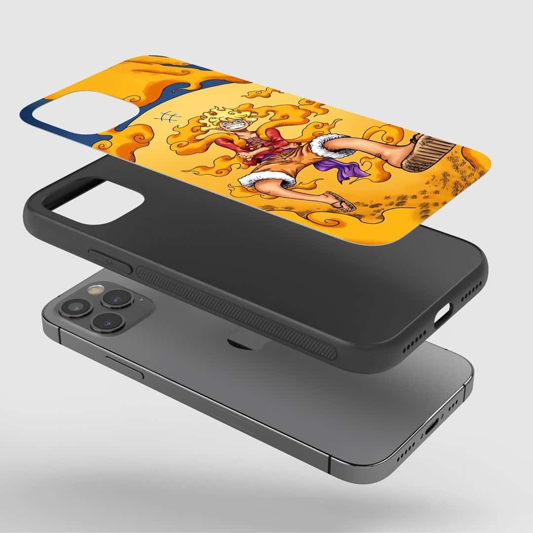 Luffy Graphic Silicone Armored Phone Case