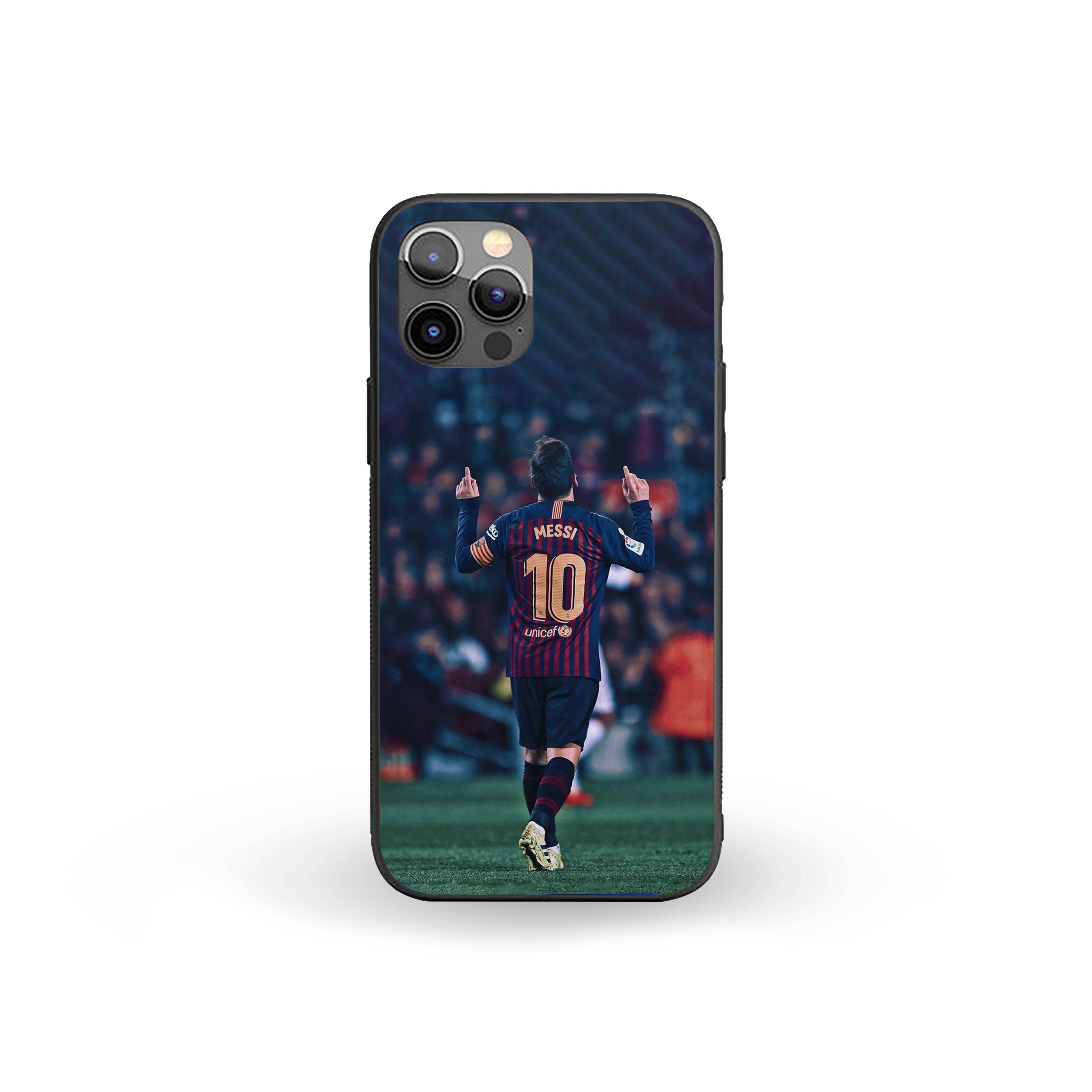 Divine Celebration Lionel Messi Silicone Armored Phone Case