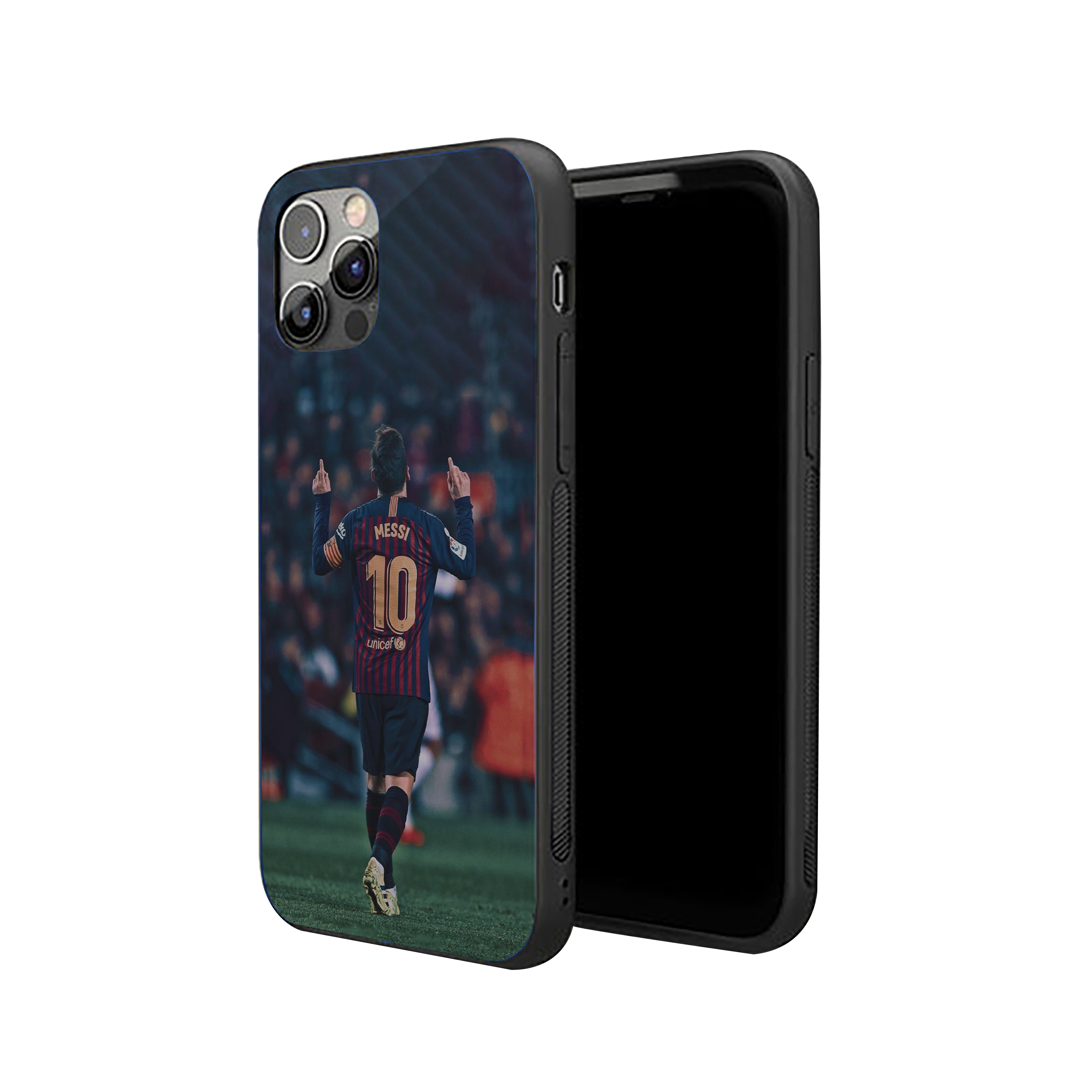 Divine Celebration Lionel Messi Silicone Armored Phone Case