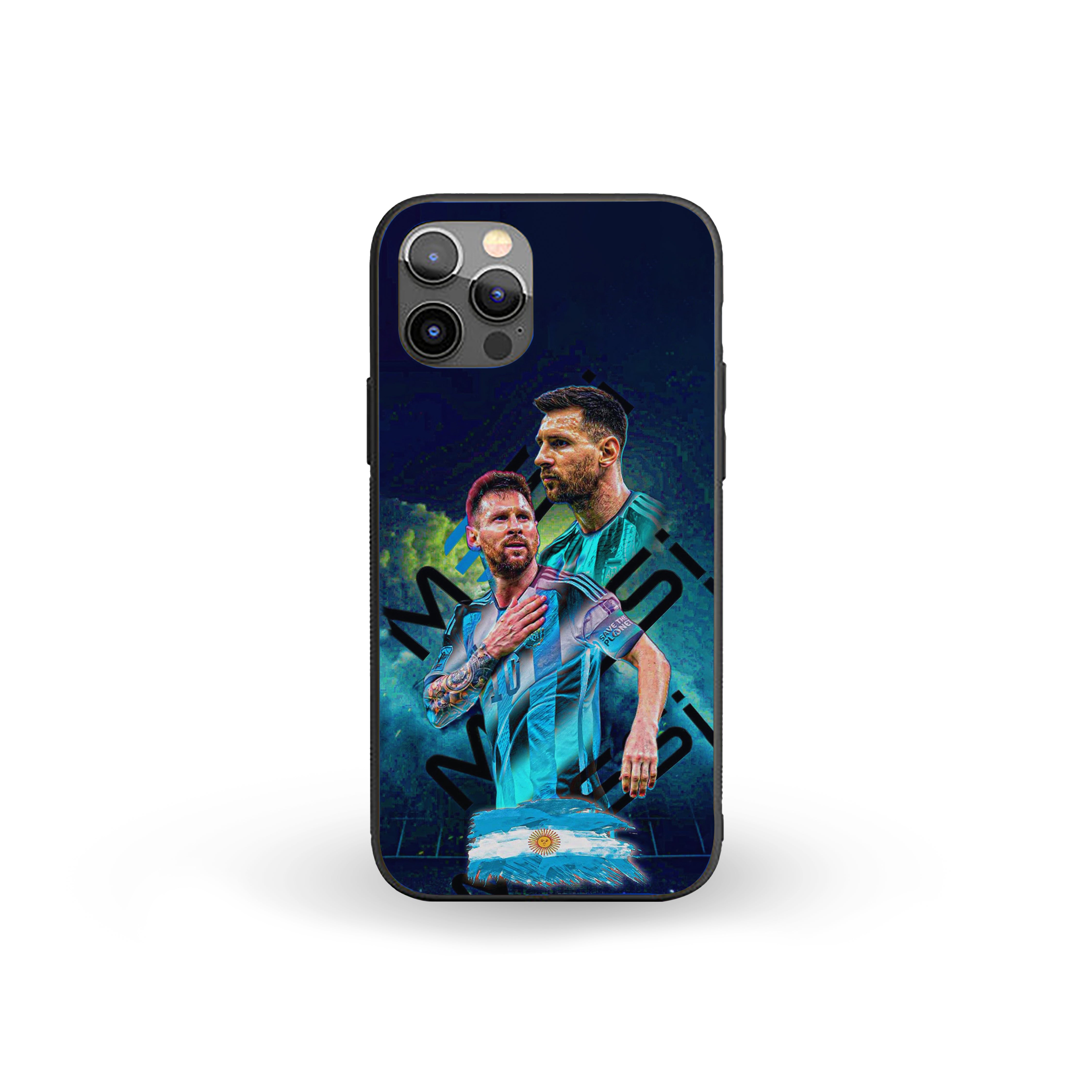 Argentine Legacy Lionel Messi Silicone Armored Phone Case