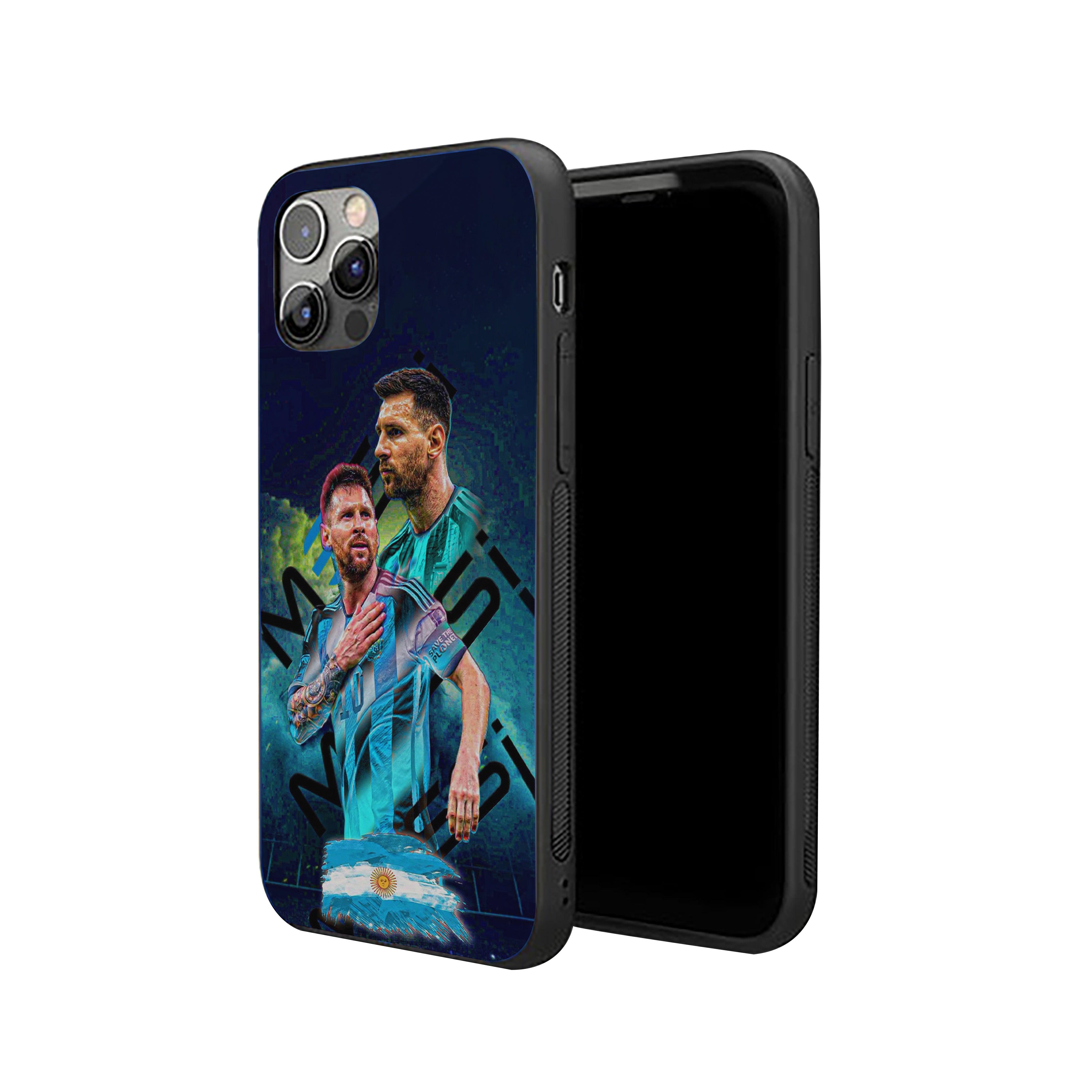 Argentine Legacy Lionel Messi Silicone Armored Phone Case