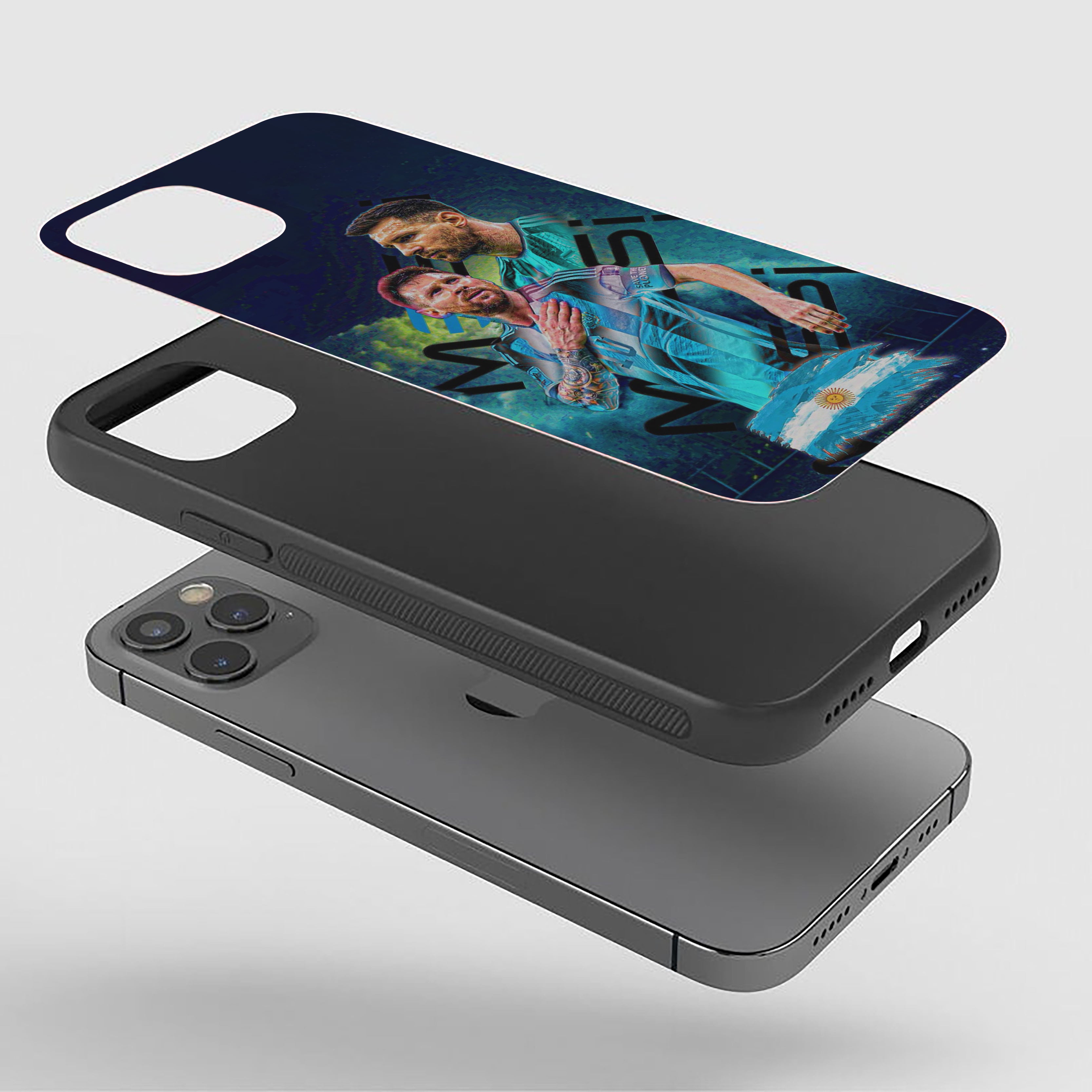 Argentine Legacy Lionel Messi Silicone Armored Phone Case
