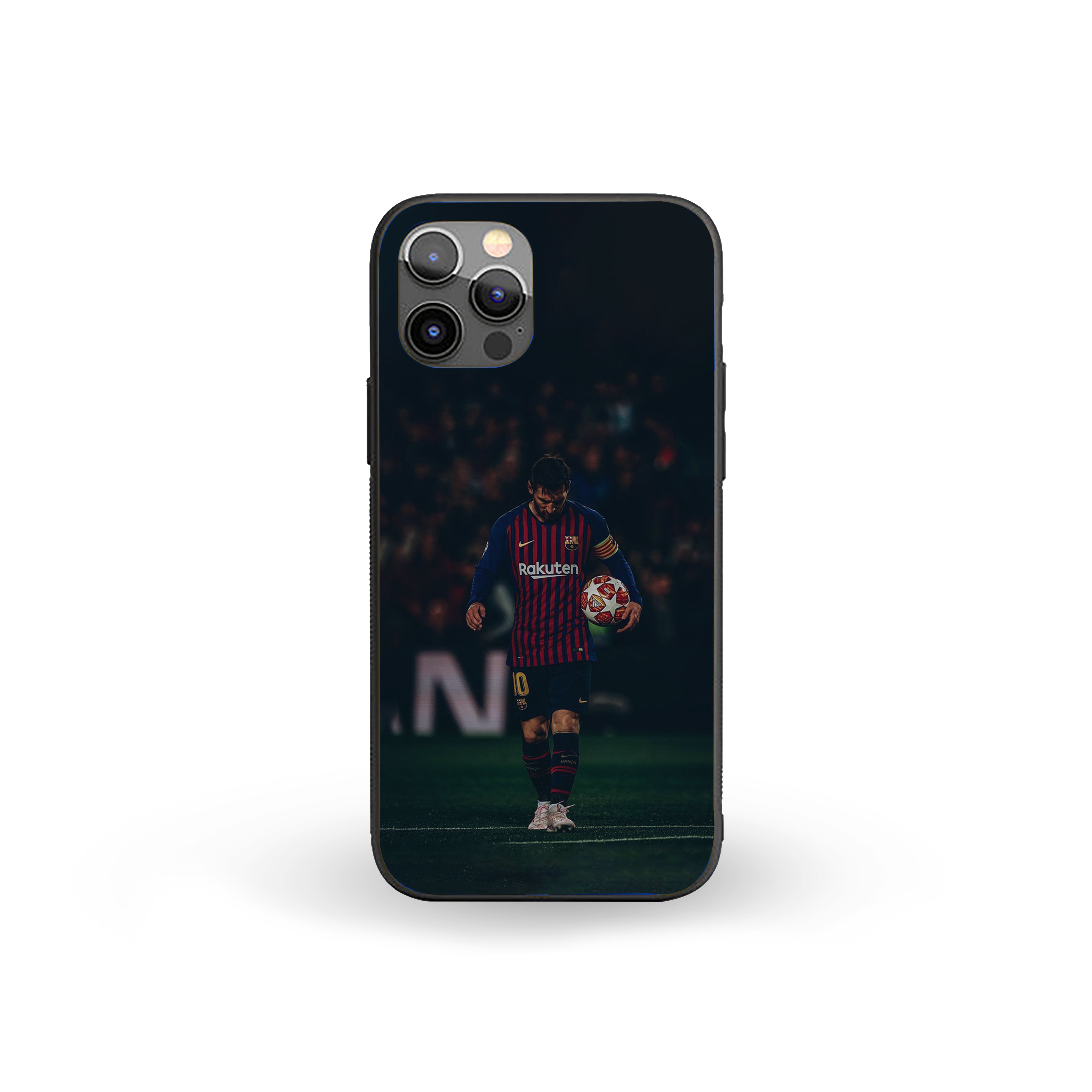 Focused Greatness Lionel Messi Silicone Armored Phone Case