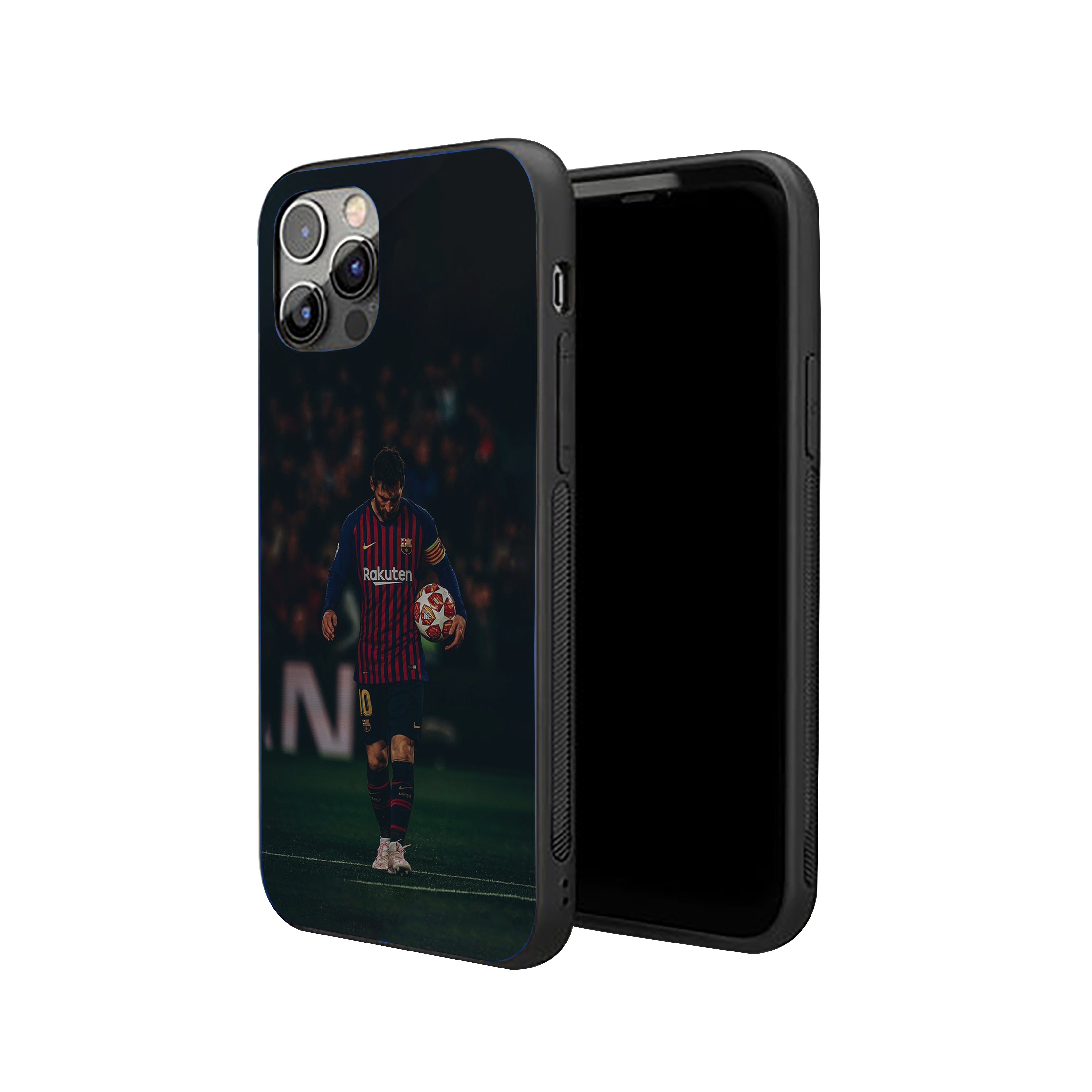 Focused Greatness Lionel Messi Silicone Armored Phone Case