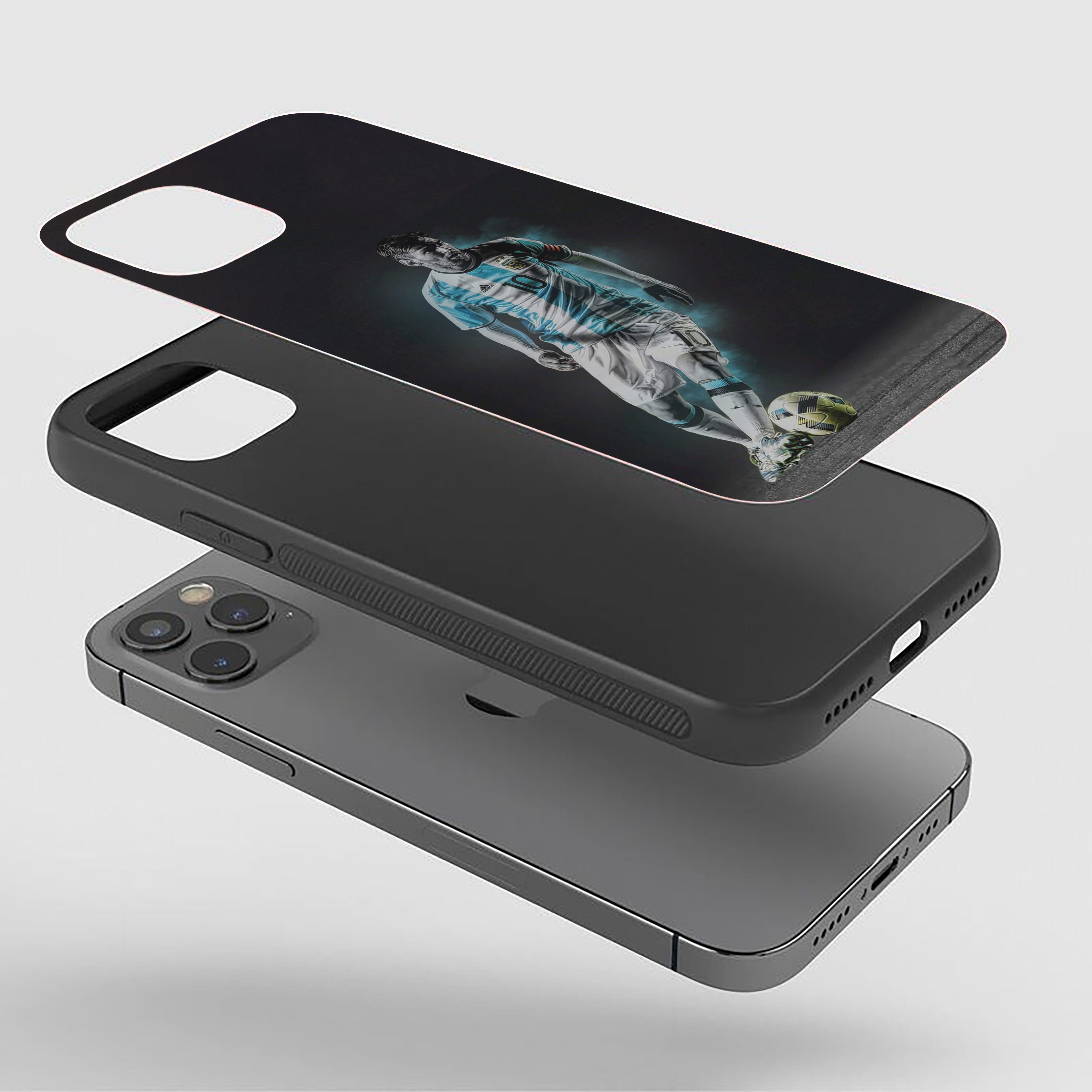 Argentine Maestro Lionel Messi Silicone Armored Phone Case