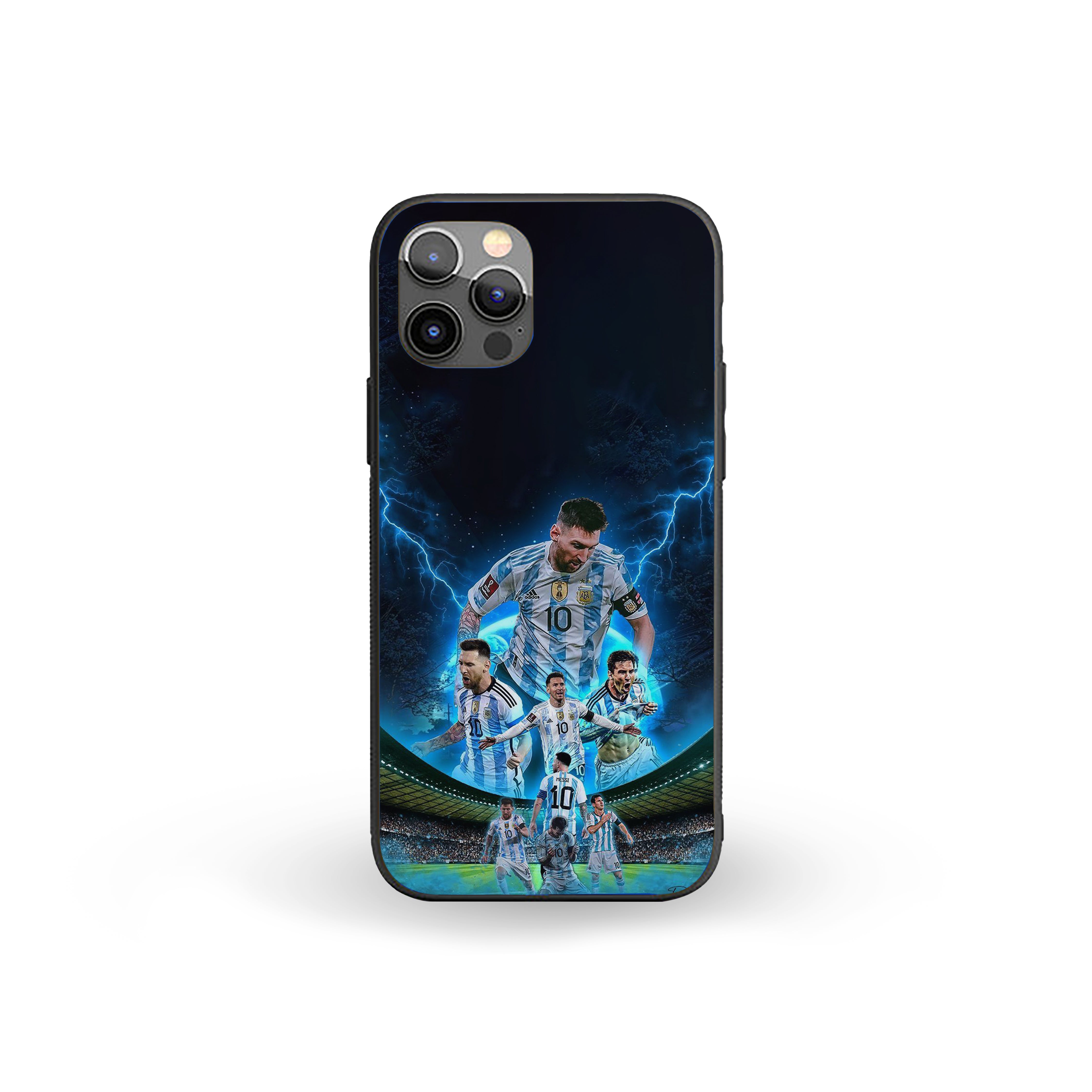 Messi: The Storm of Argentina Silicone Armored Phone Case