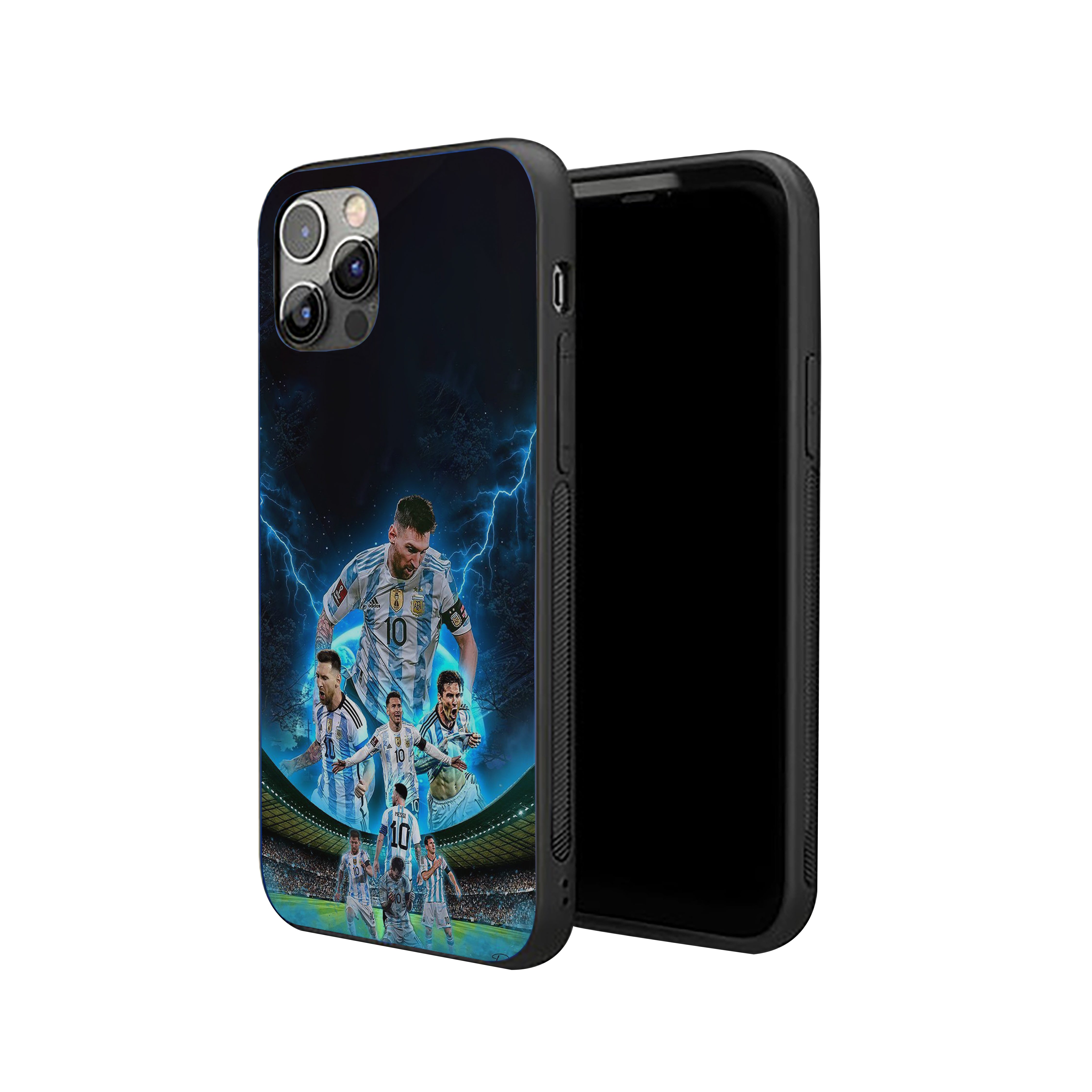 Messi: The Storm of Argentina Silicone Armored Phone Case