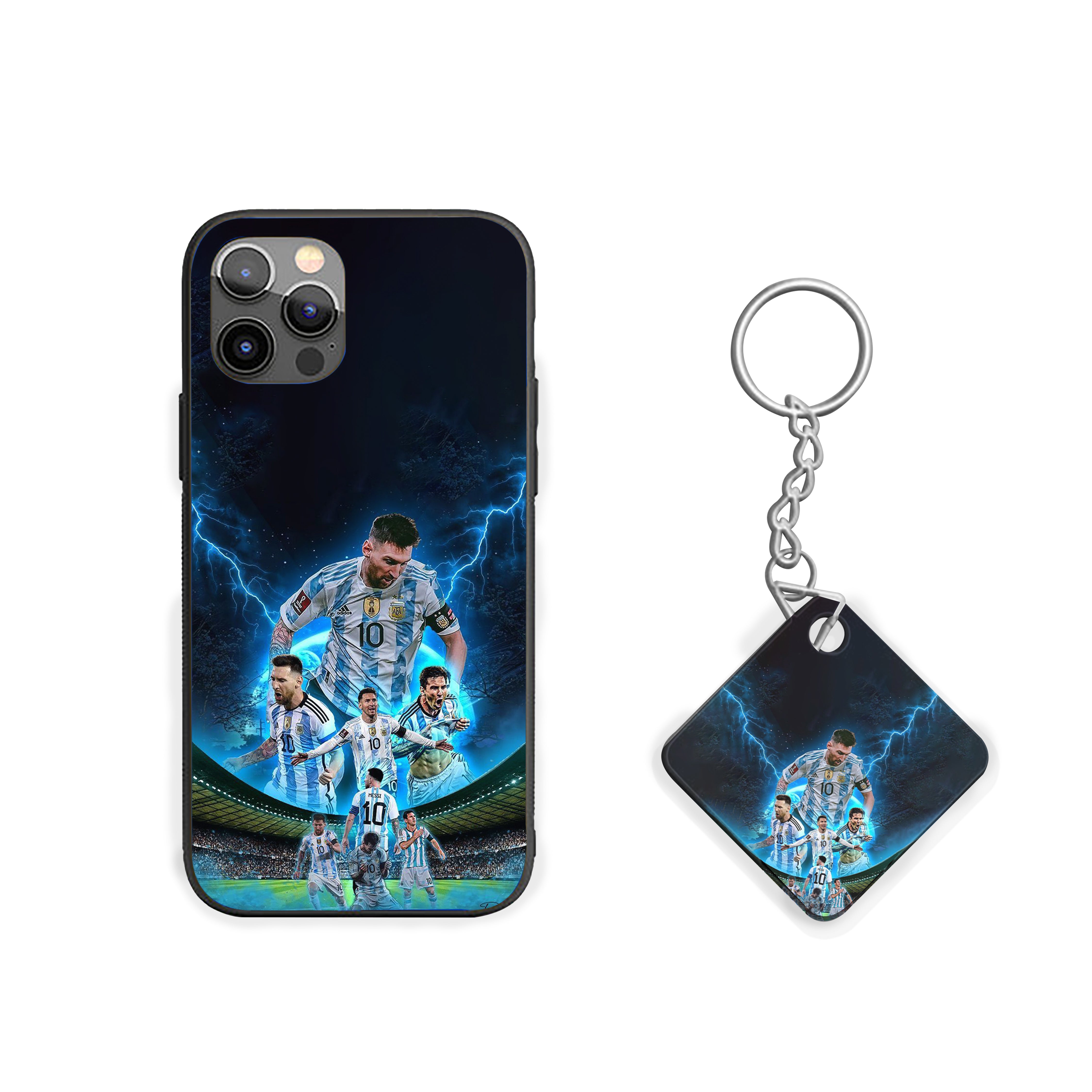 Messi: The Storm of Argentina Silicone Armored Phone Case