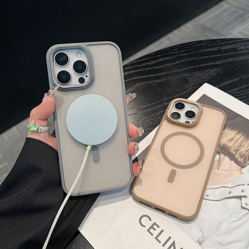 Premium Metal Smoke iPhone Phone Case