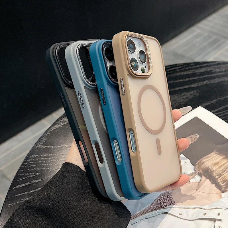 Premium Metal Smoke iPhone Phone Case