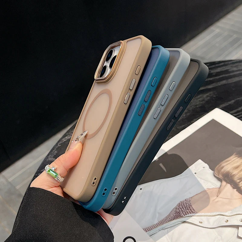 Premium Metal Smoke iPhone Phone Case