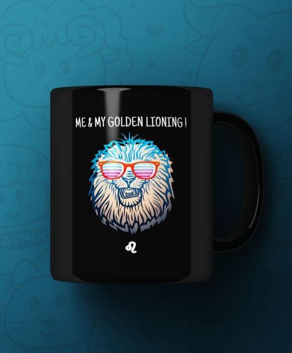 The brave leo Printed Premium Mug