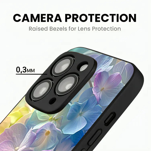 Multi Colour Big Leaf Hydrangea Phone Cover