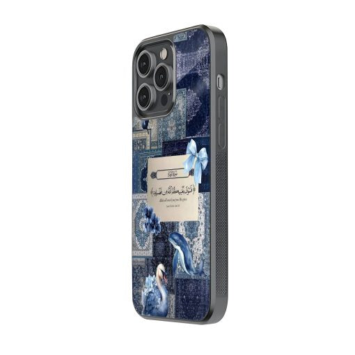 Azure Grace Rug Mobile Cover