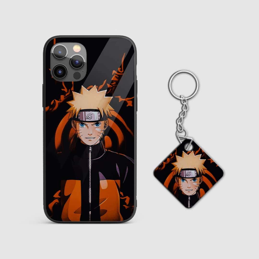 Naruto Black Silicone Armored Phone Case