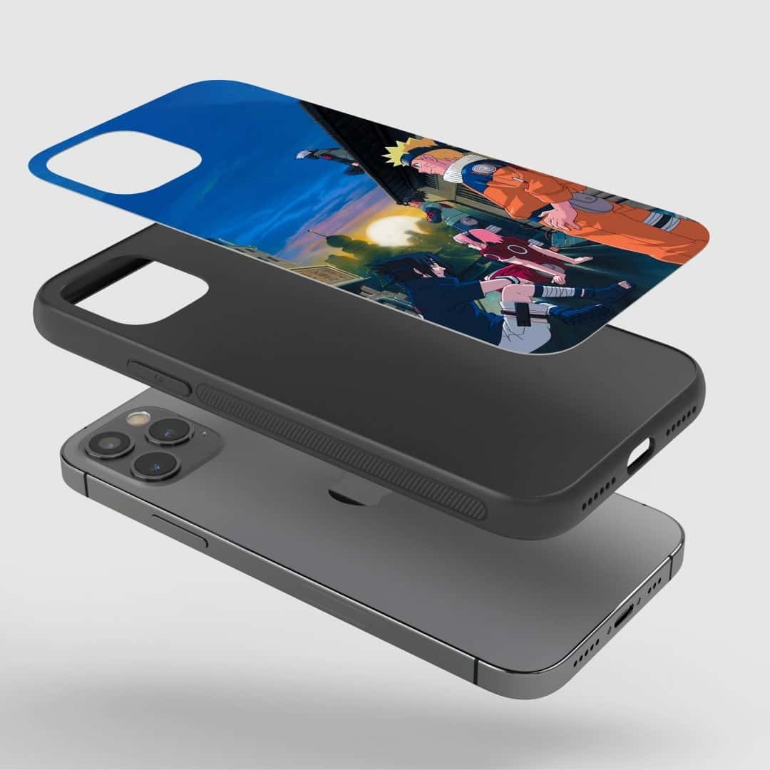 Naruto Team 7 Silicone Armored Phone Case