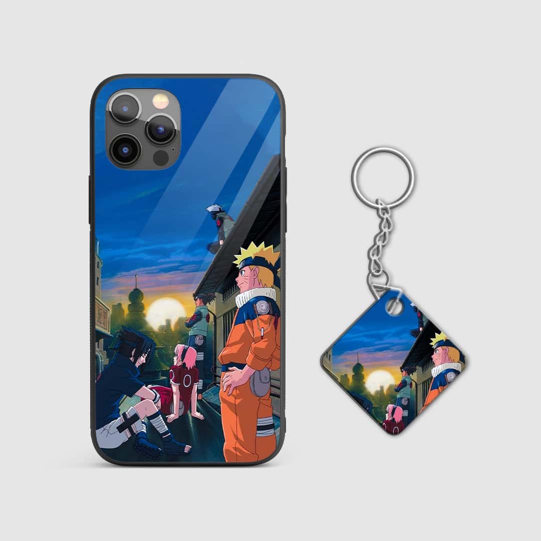 Naruto Team 7 Silicone Armored Phone Case