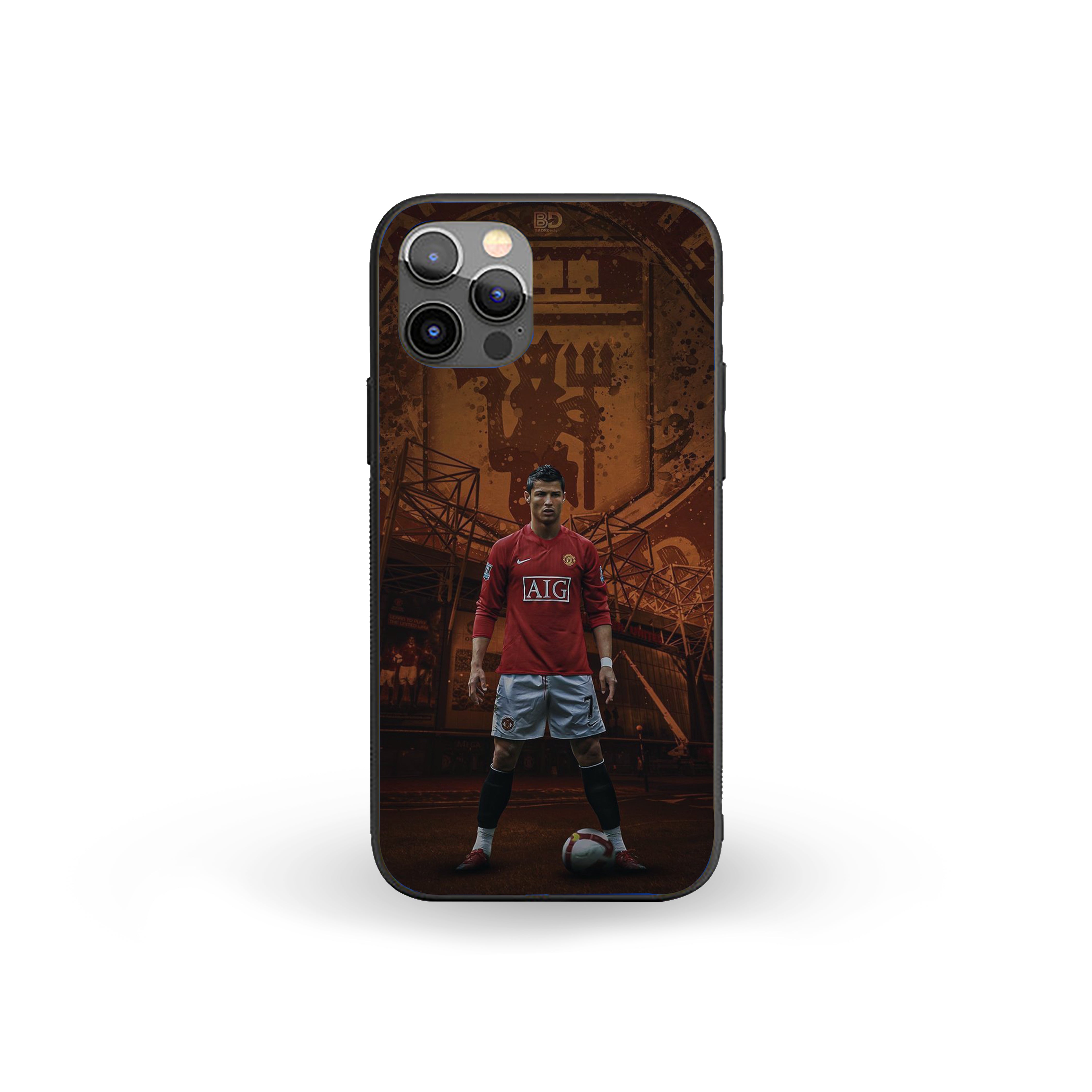 Ronaldo: The Red Devil Legacy Silicone Armored Phone Case