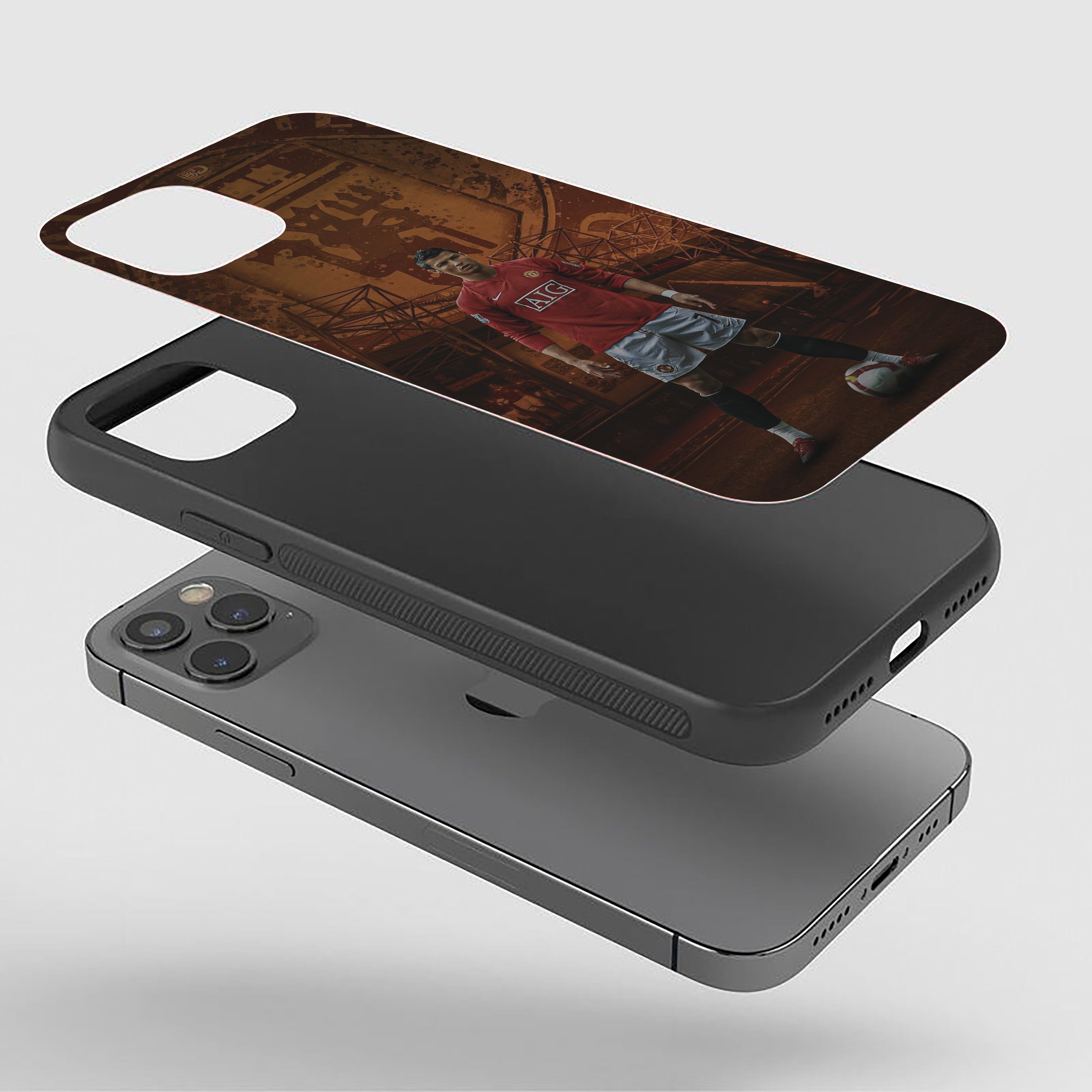 Ronaldo: The Red Devil Legacy Silicone Armored Phone Case