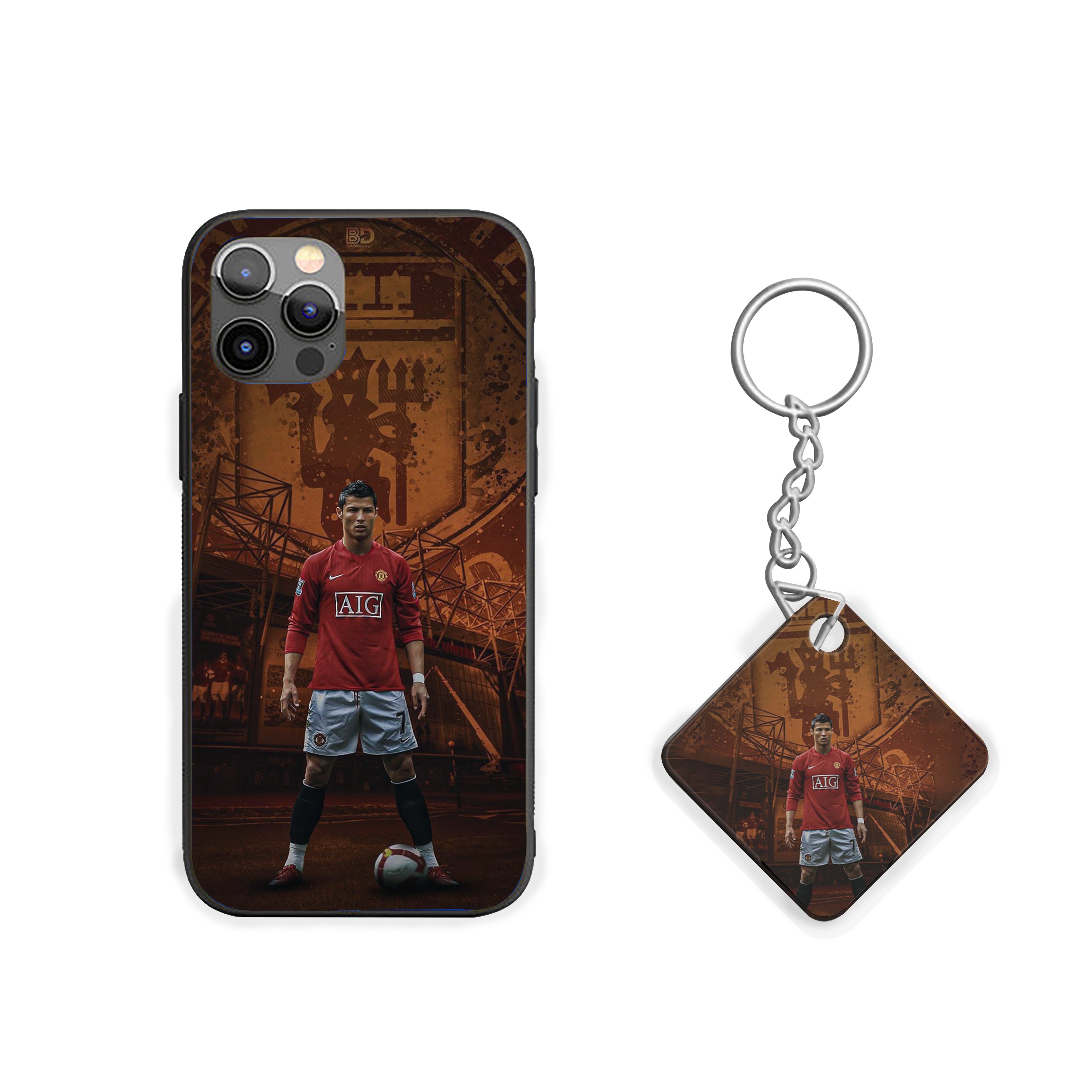 Ronaldo: The Red Devil Legacy Silicone Armored Phone Case