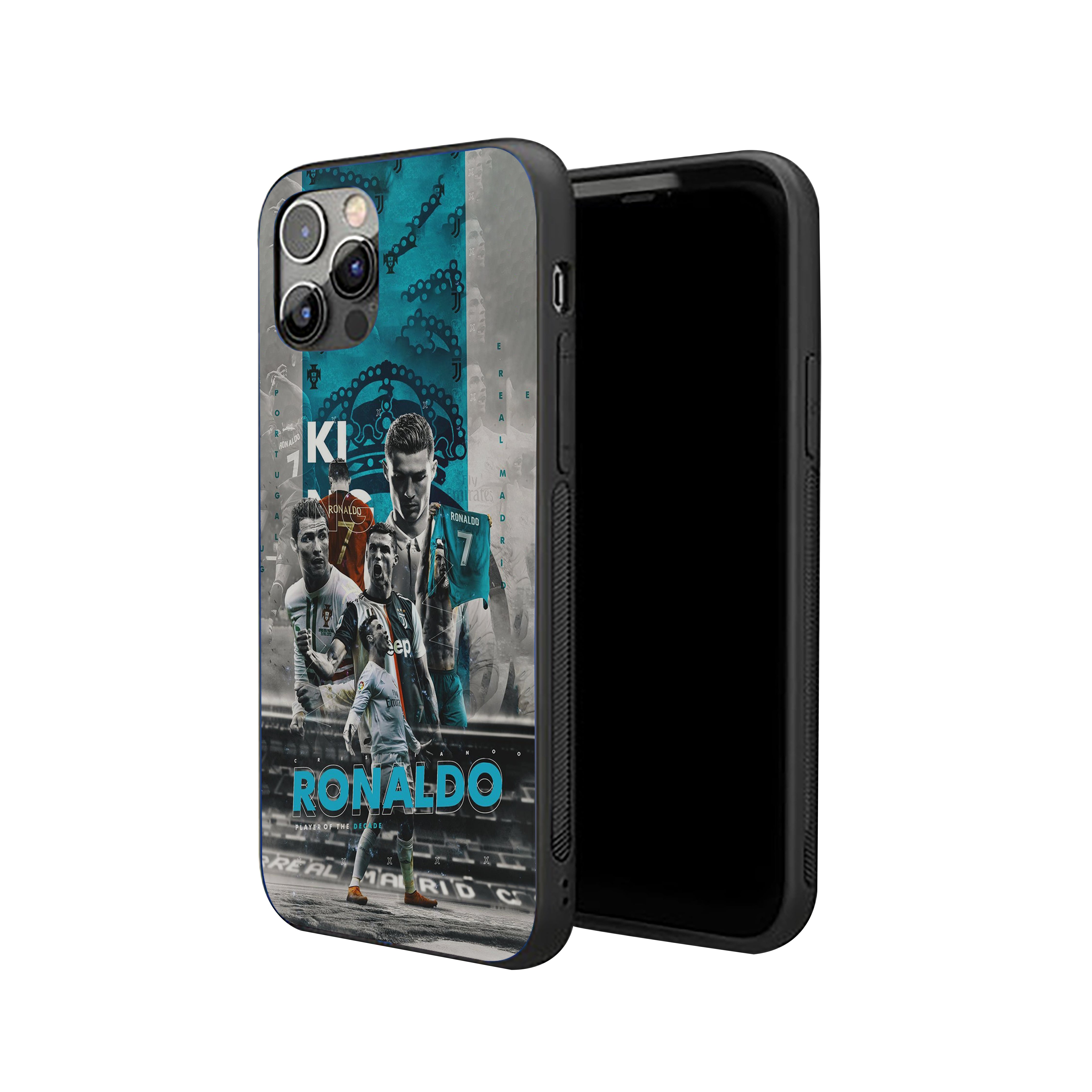 King of Football Silicone Armored Phone Case