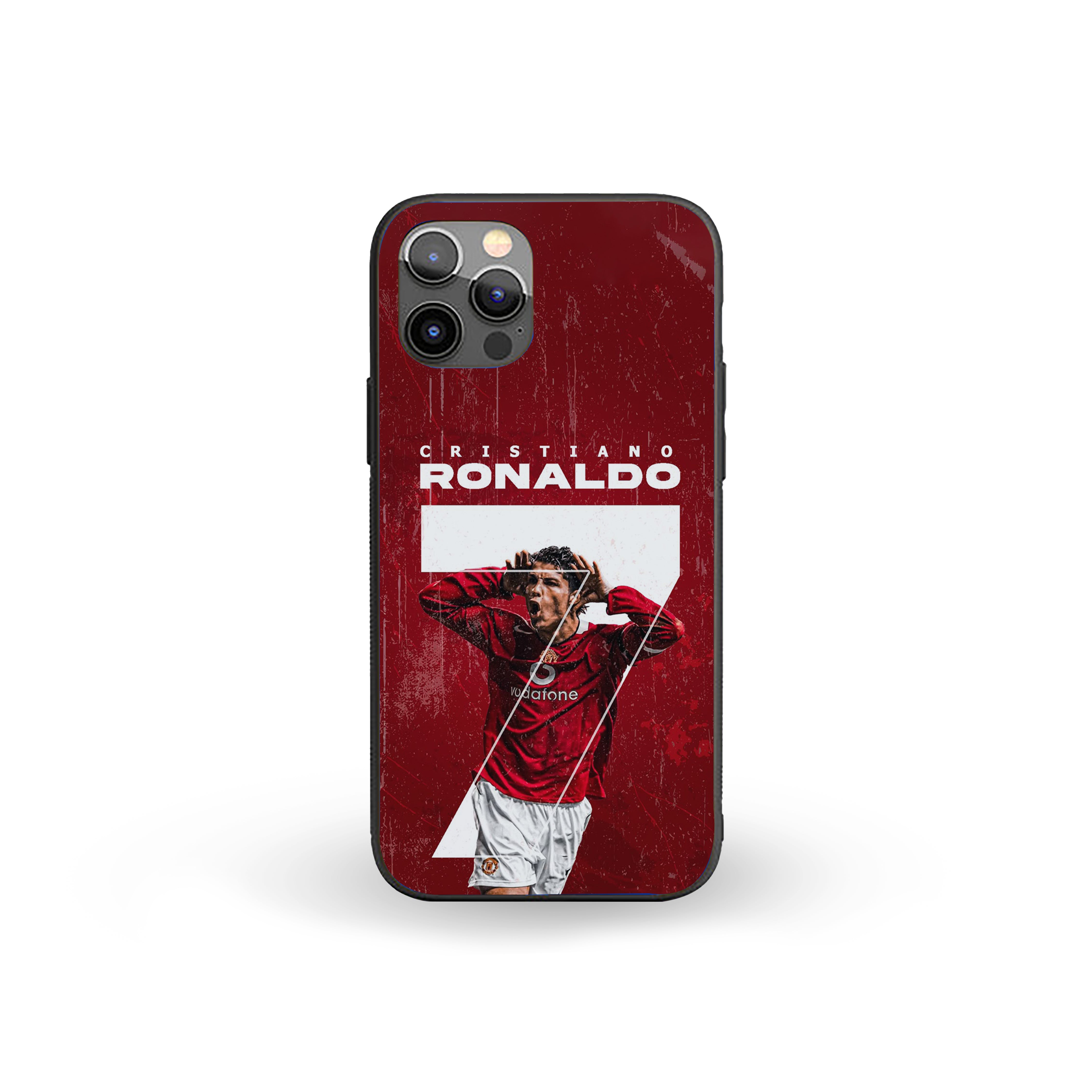 Red Devil 7 Cristiano Ronaldo Silicone Armored Phone Case