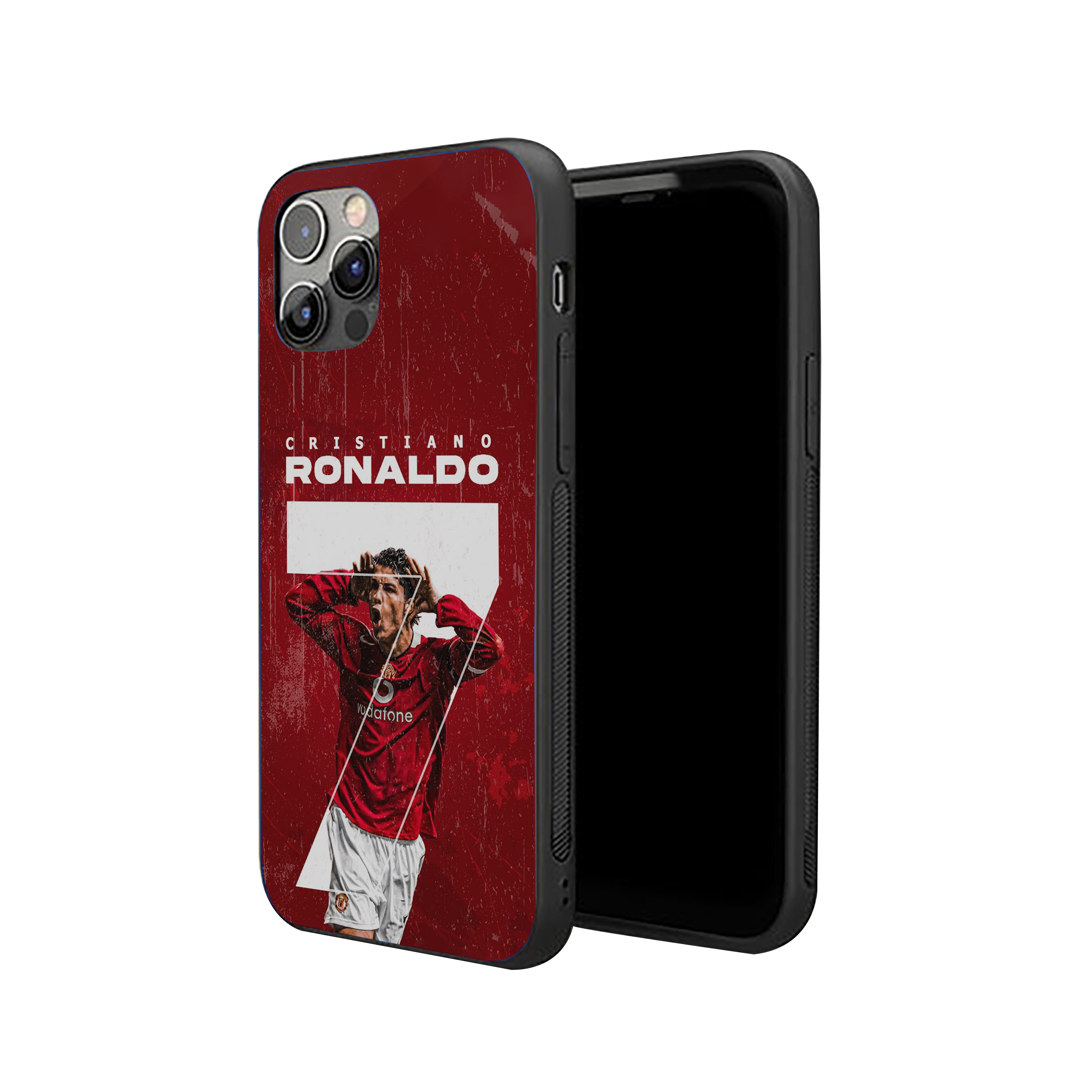 Red Devil 7 Cristiano Ronaldo Silicone Armored Phone Case