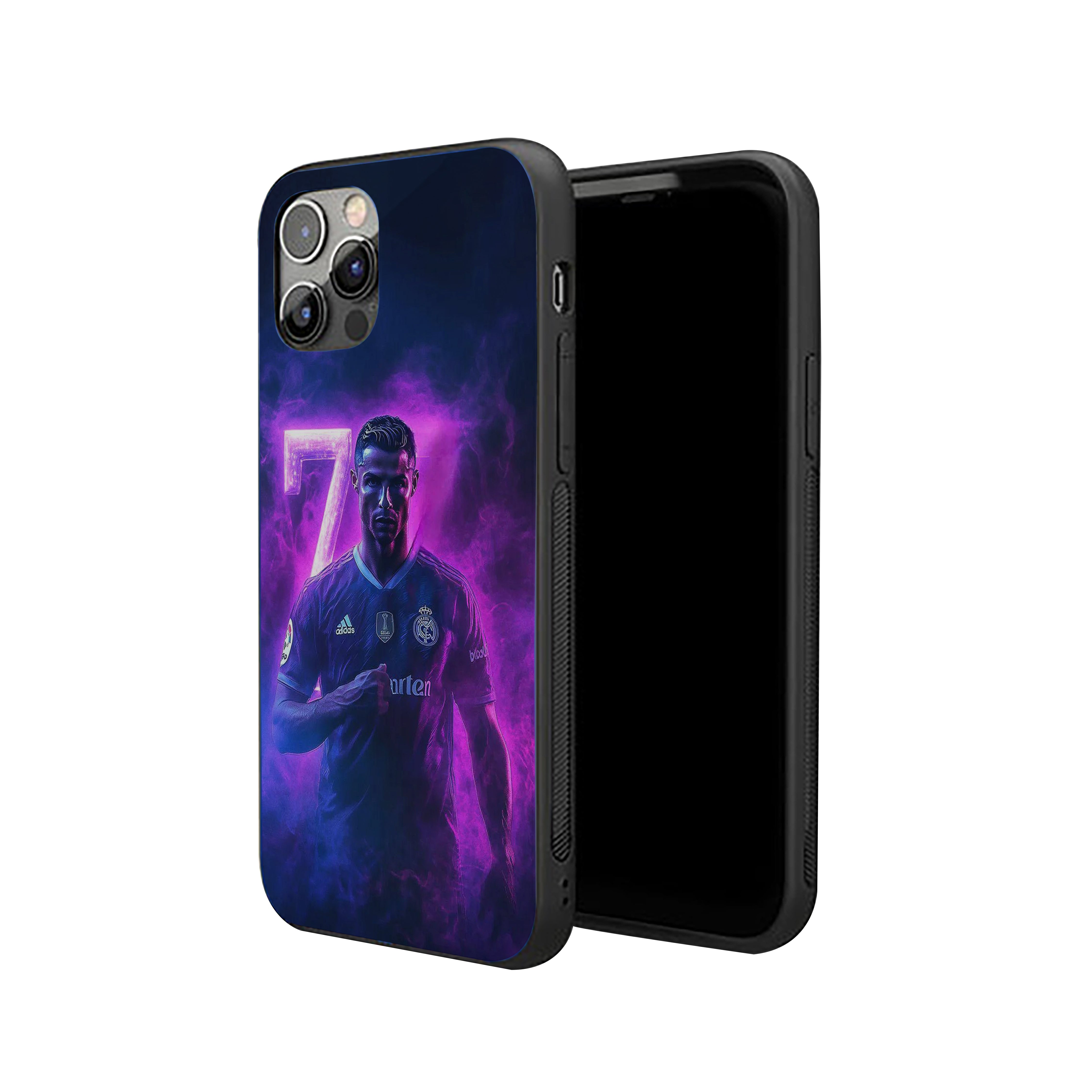 Neon Legacy Cristiano Ronaldo Silicone Armored Phone Case