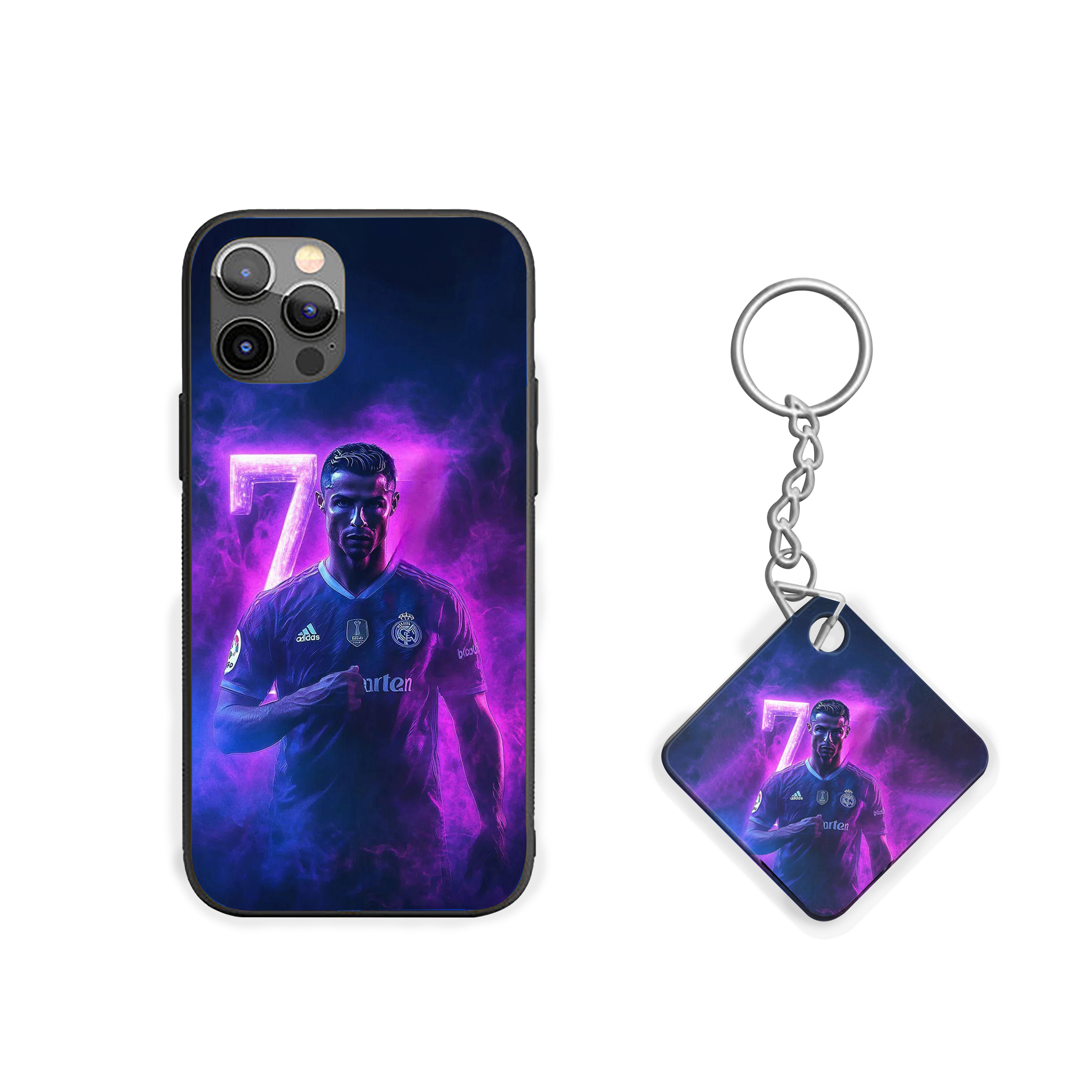 Neon Legacy Cristiano Ronaldo Silicone Armored Phone Case