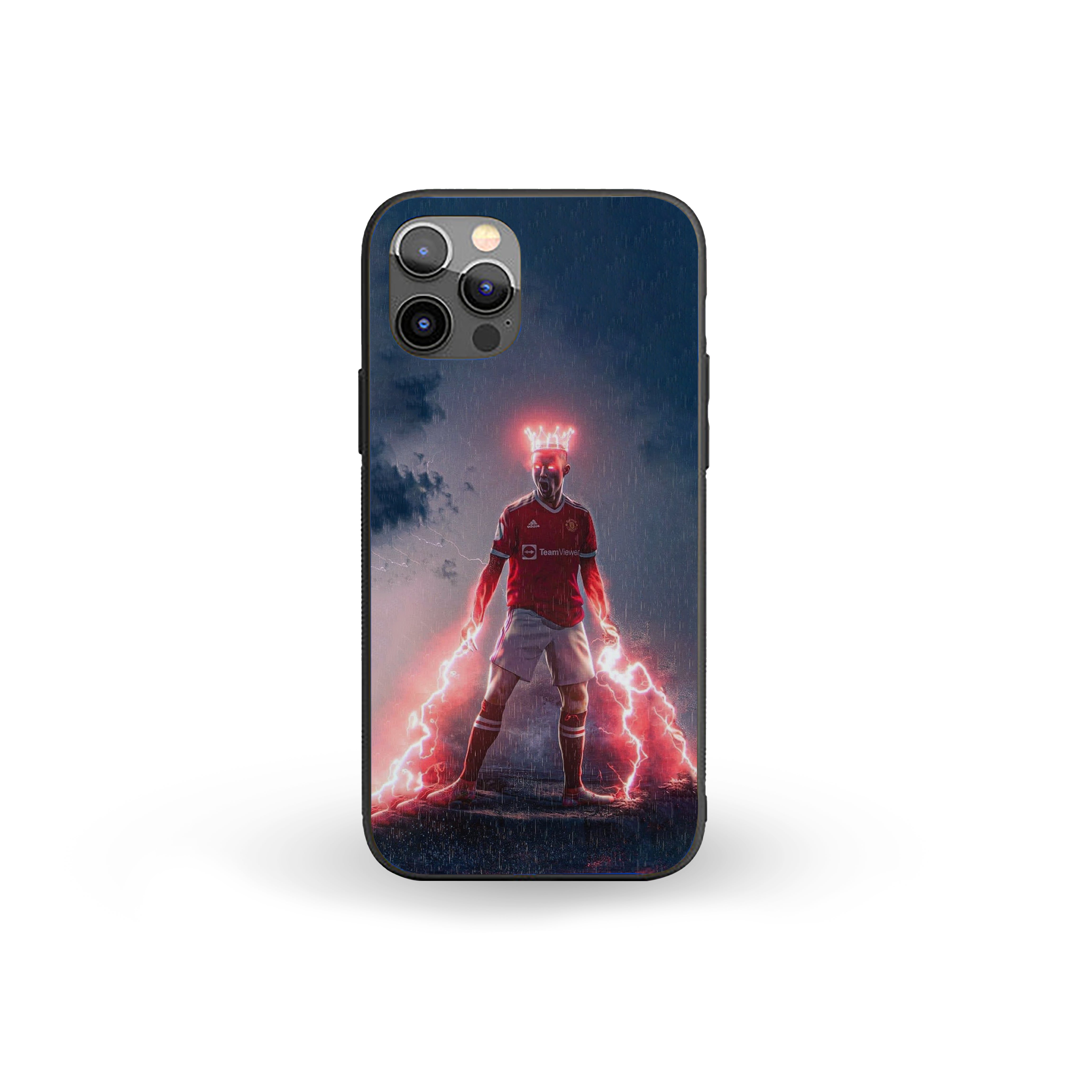 King of the Storm Cristiano Ronaldo Silicone Armored Phone Case