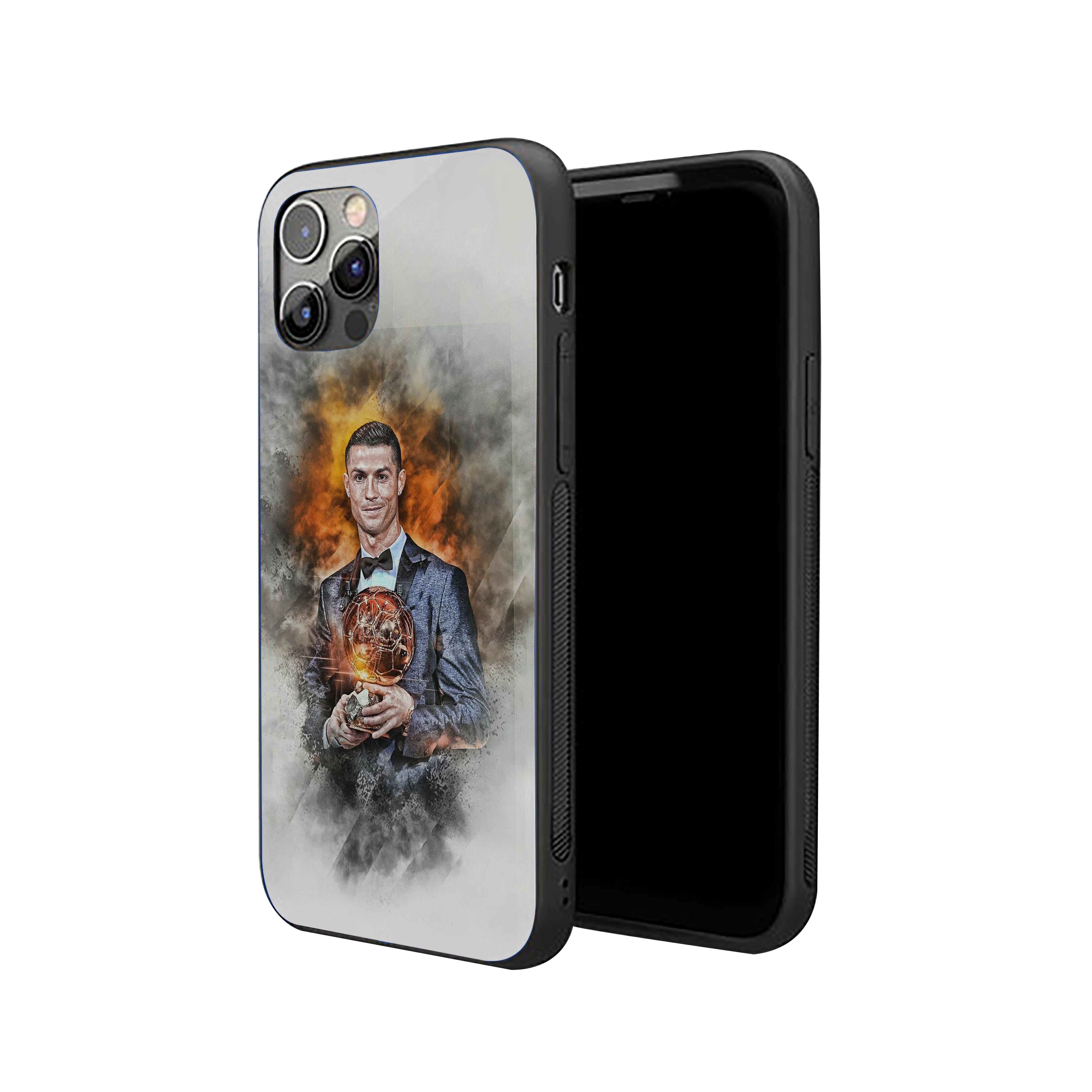 Golden Legacy Cristiano Ronaldo Silicone Armored Phone Case